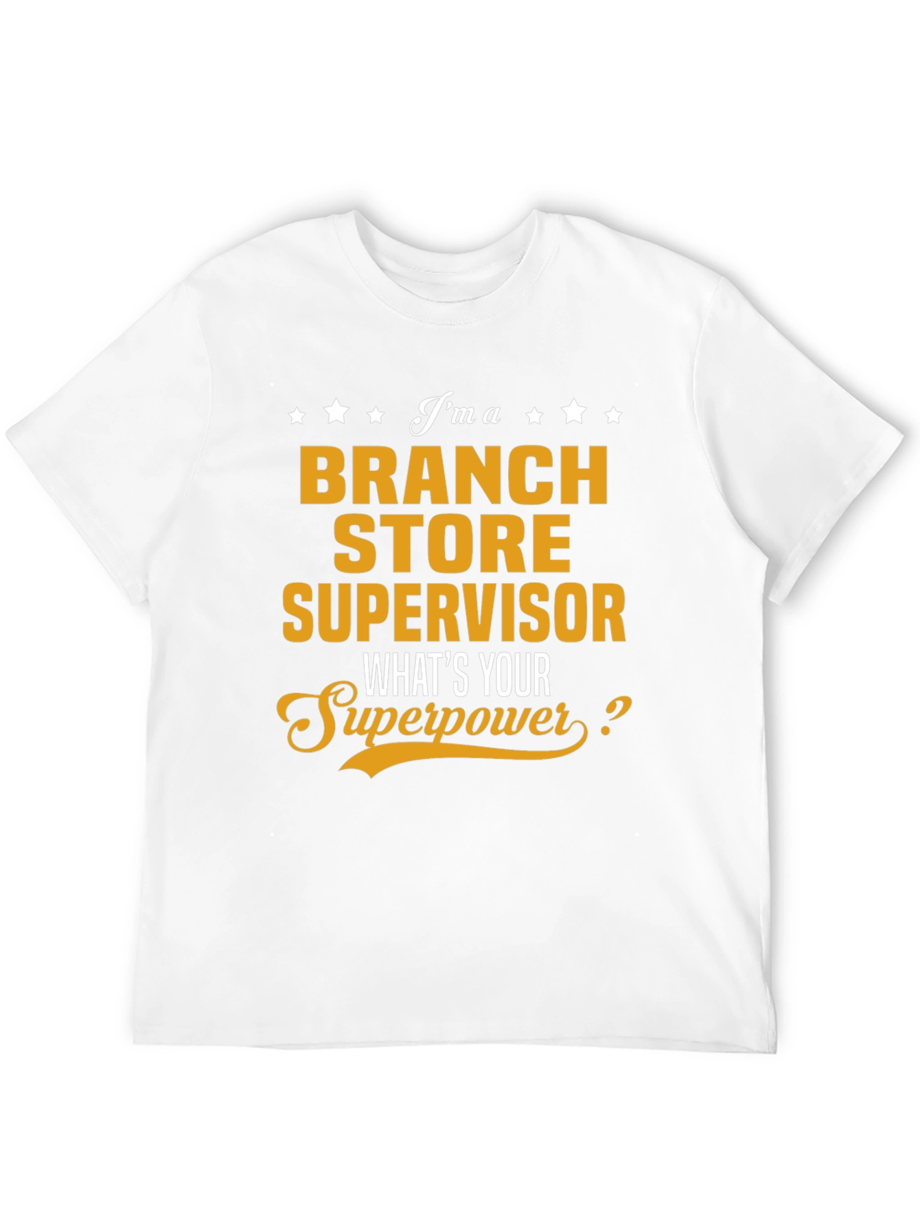 Black Branch Store Supervisor Superpower T-Shirt view 12