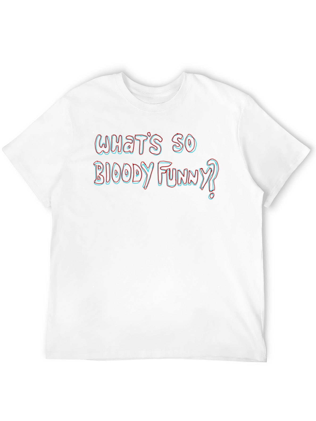 Black What's So Bloody Funny? Novelty T-Shirt view 12
