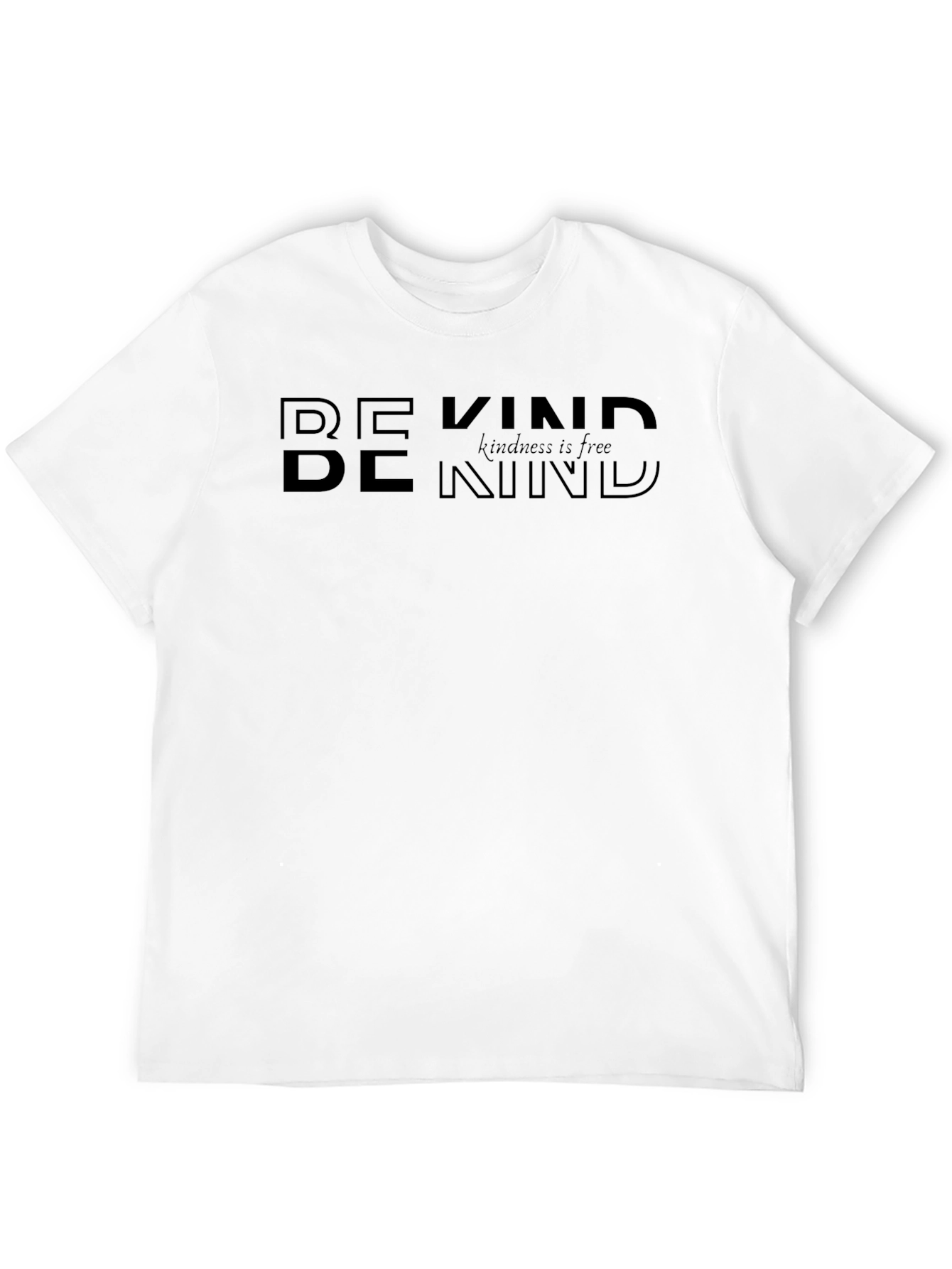 Black Be Kind Graphic Tee - Kindness is Free view 12