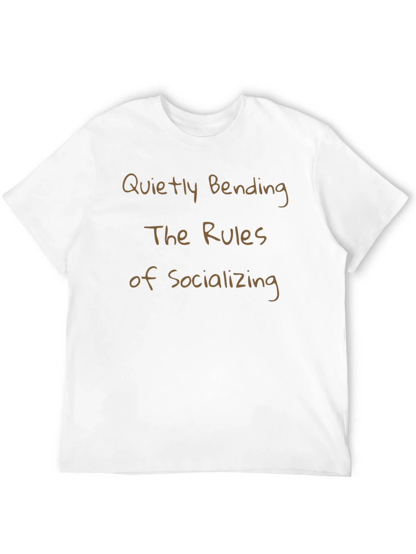 Black Quietly Bending Rules T-Shirt - Socially Awkward Apparel view 12