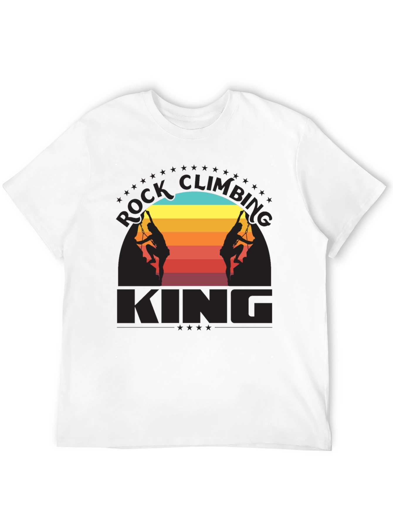Black Rock Climbing King Graphic T-Shirt view 12