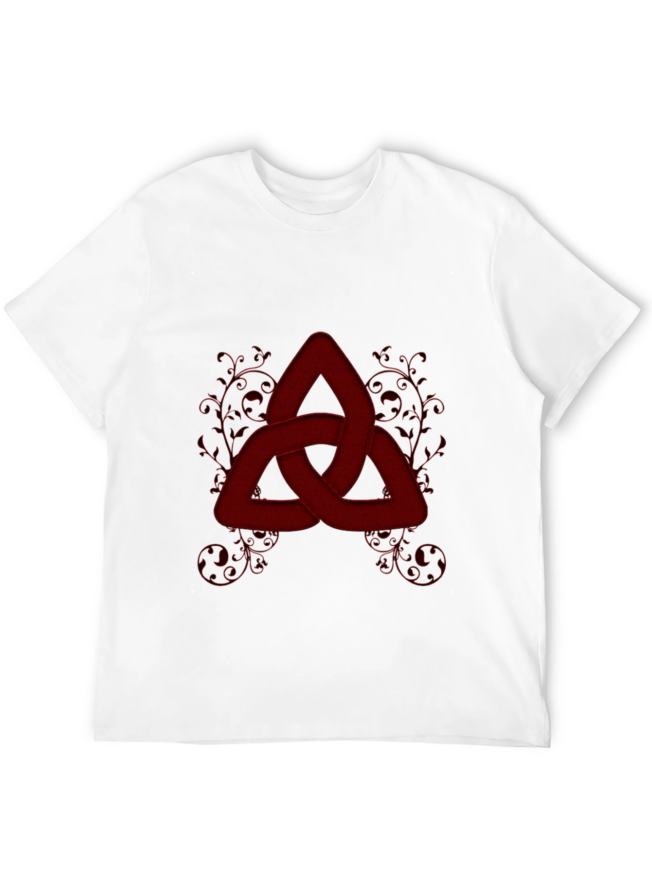 Black Red Knot Graphic Tee - Stylish Celtic Knot Design view 12