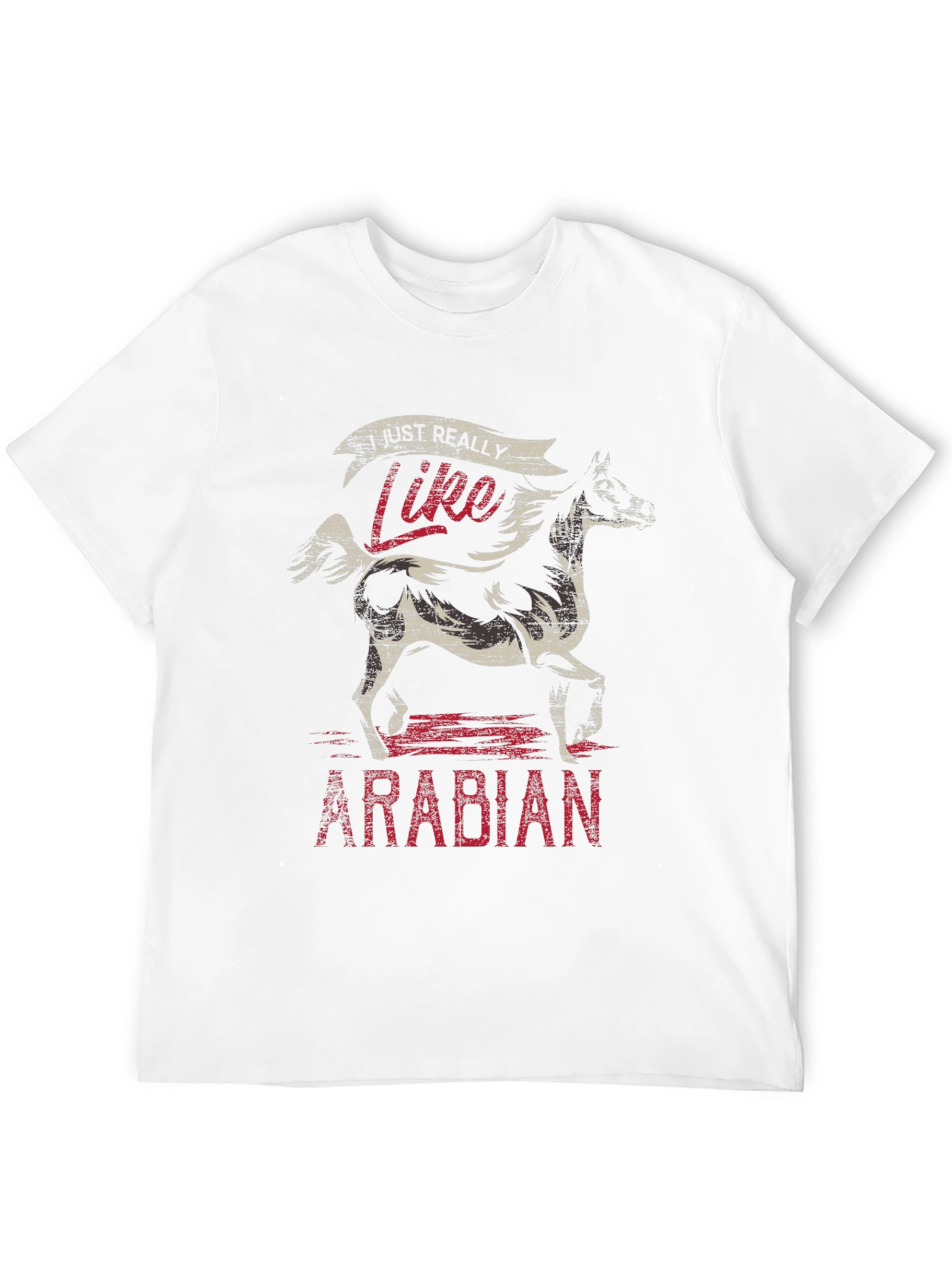Black I Just Really Like Arabian Horses T-Shirt view 12