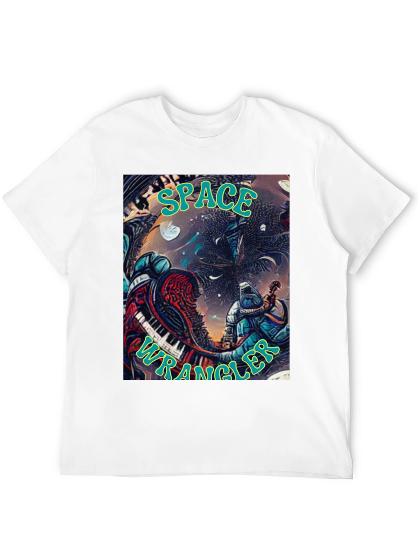 Black Space Wrangler Graphic T-Shirt view 12