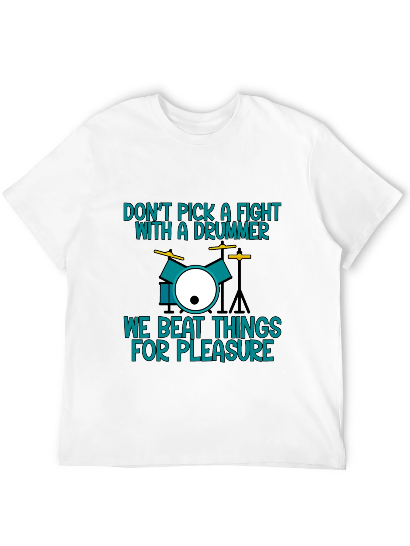 Black Drummer T-Shirt: Don't Pick a Fight! view 12