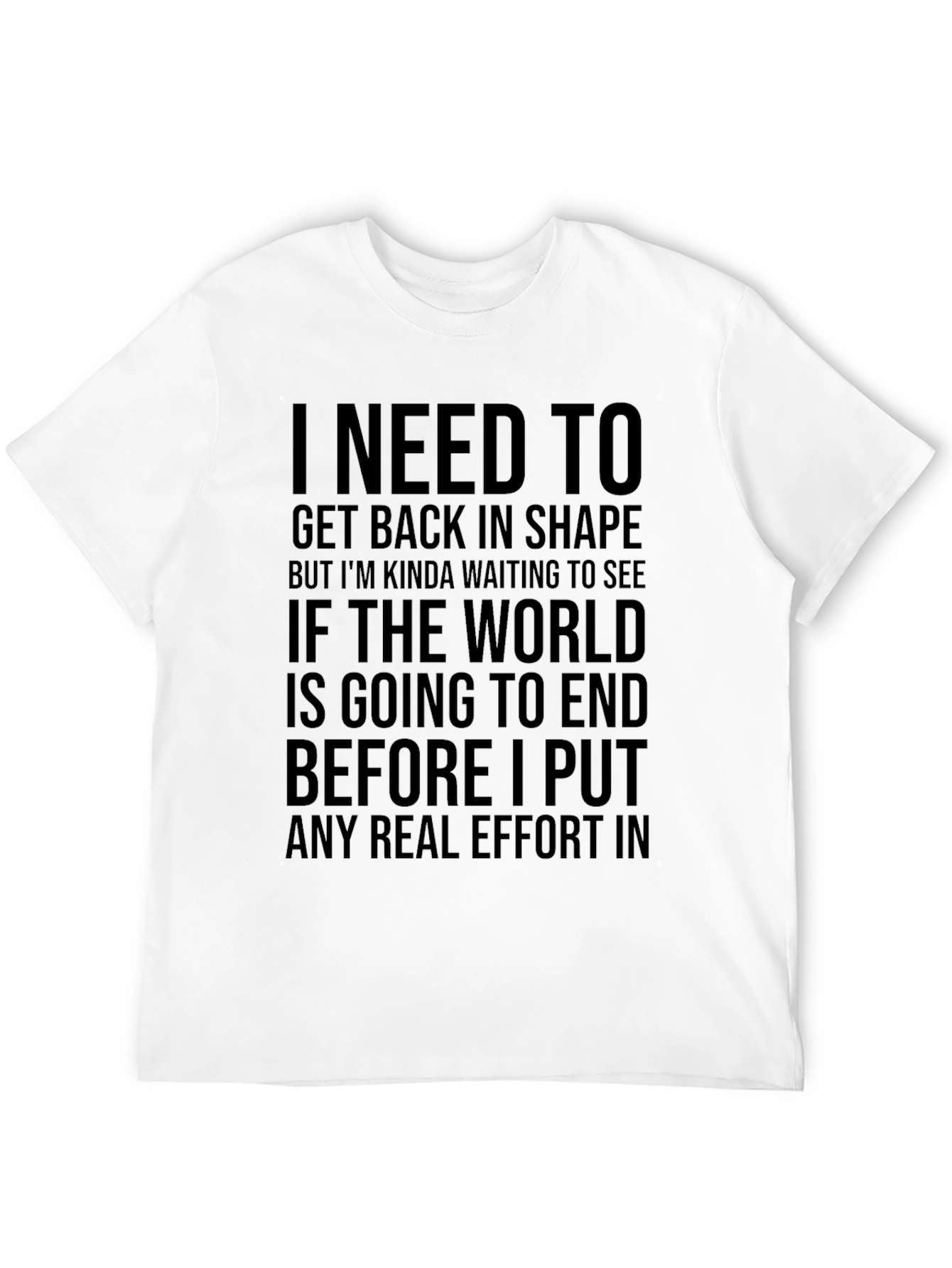 Black Humorous Graphic Tee - World Ending view 12