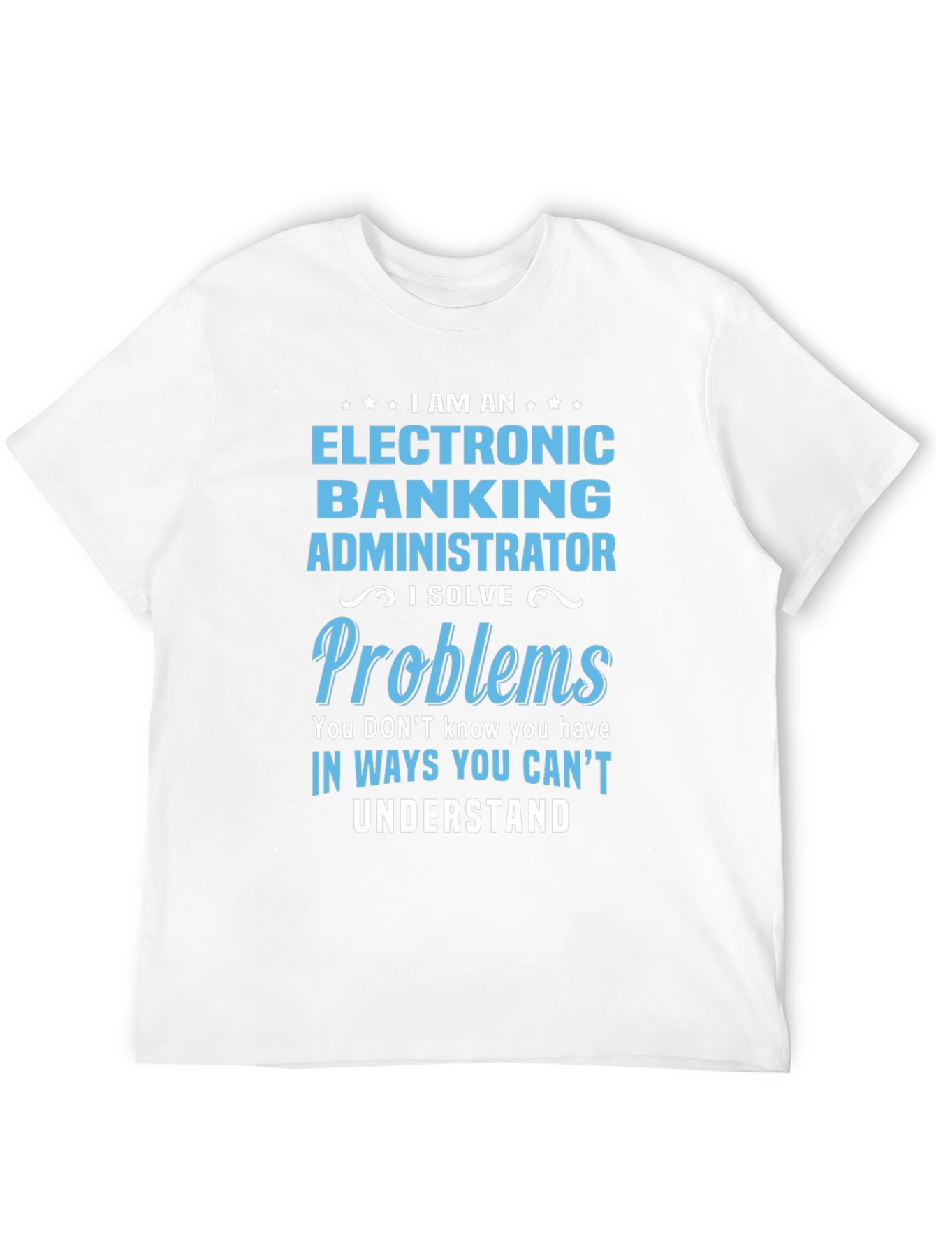 Black Electronic Banking Administrator T-Shirt view 12
