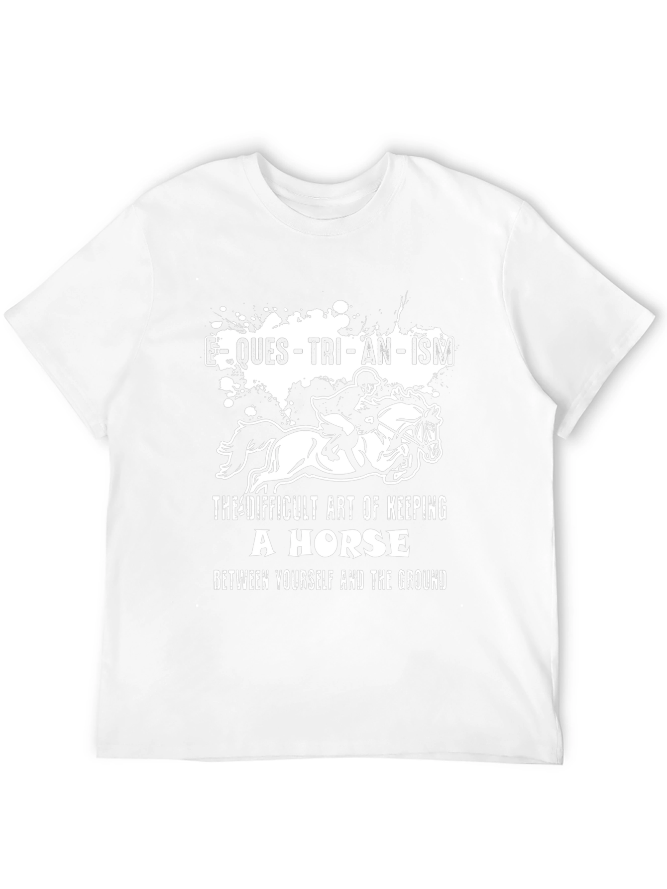 Black Equestrianism Horse Graphic Tee view 12