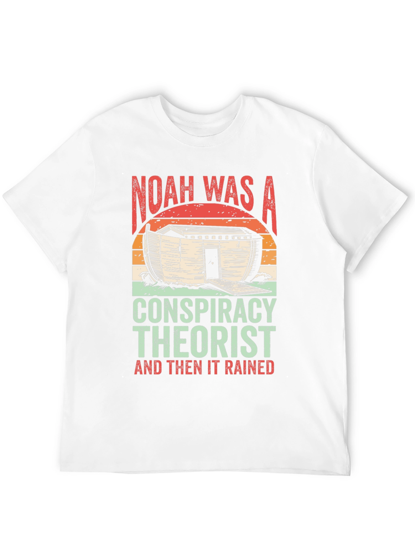Black Noah Was A Conspiracy Theorist T-Shirt view 12