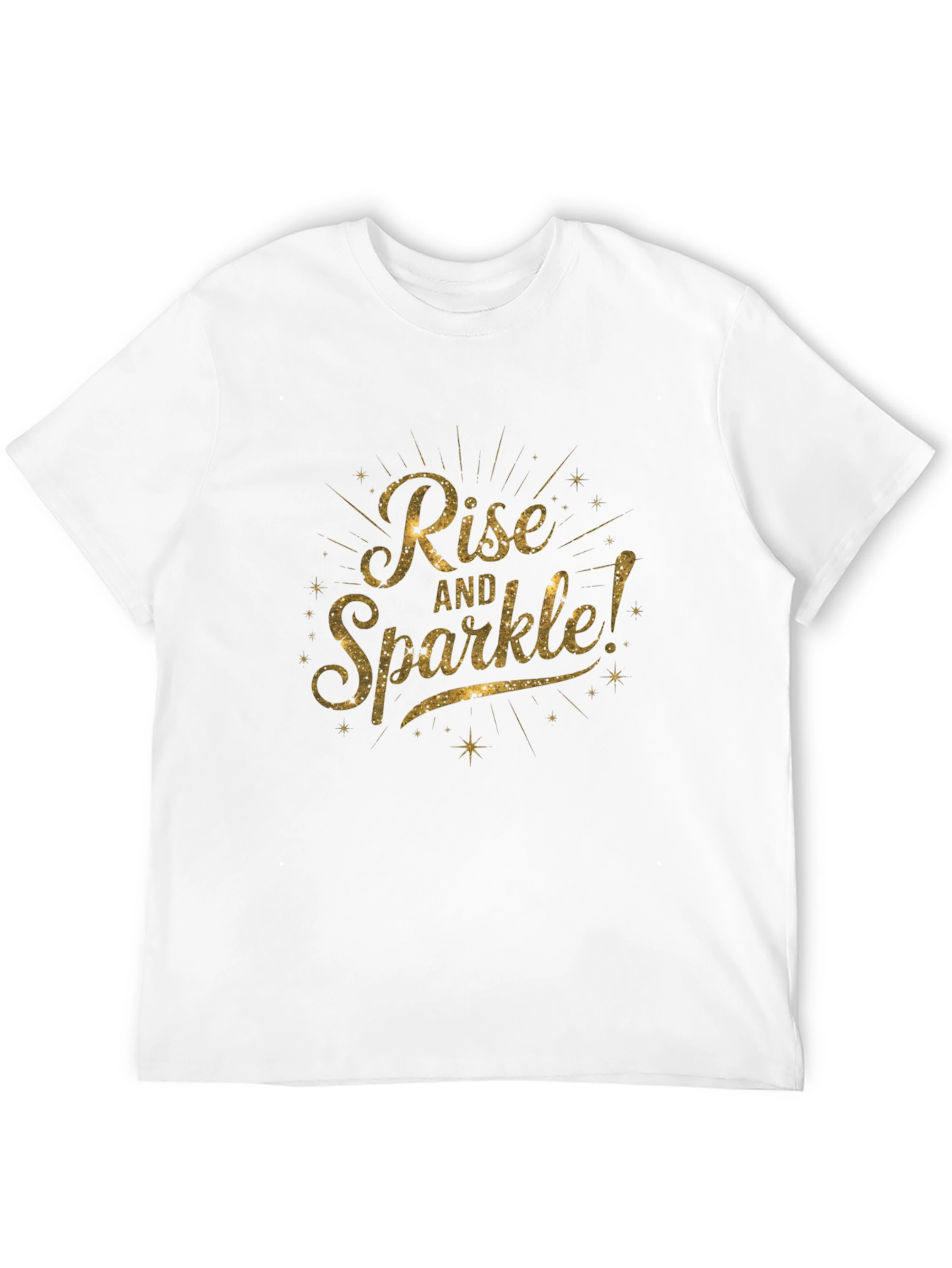 Black Rise and Sparkle Graphic T-Shirt view 12