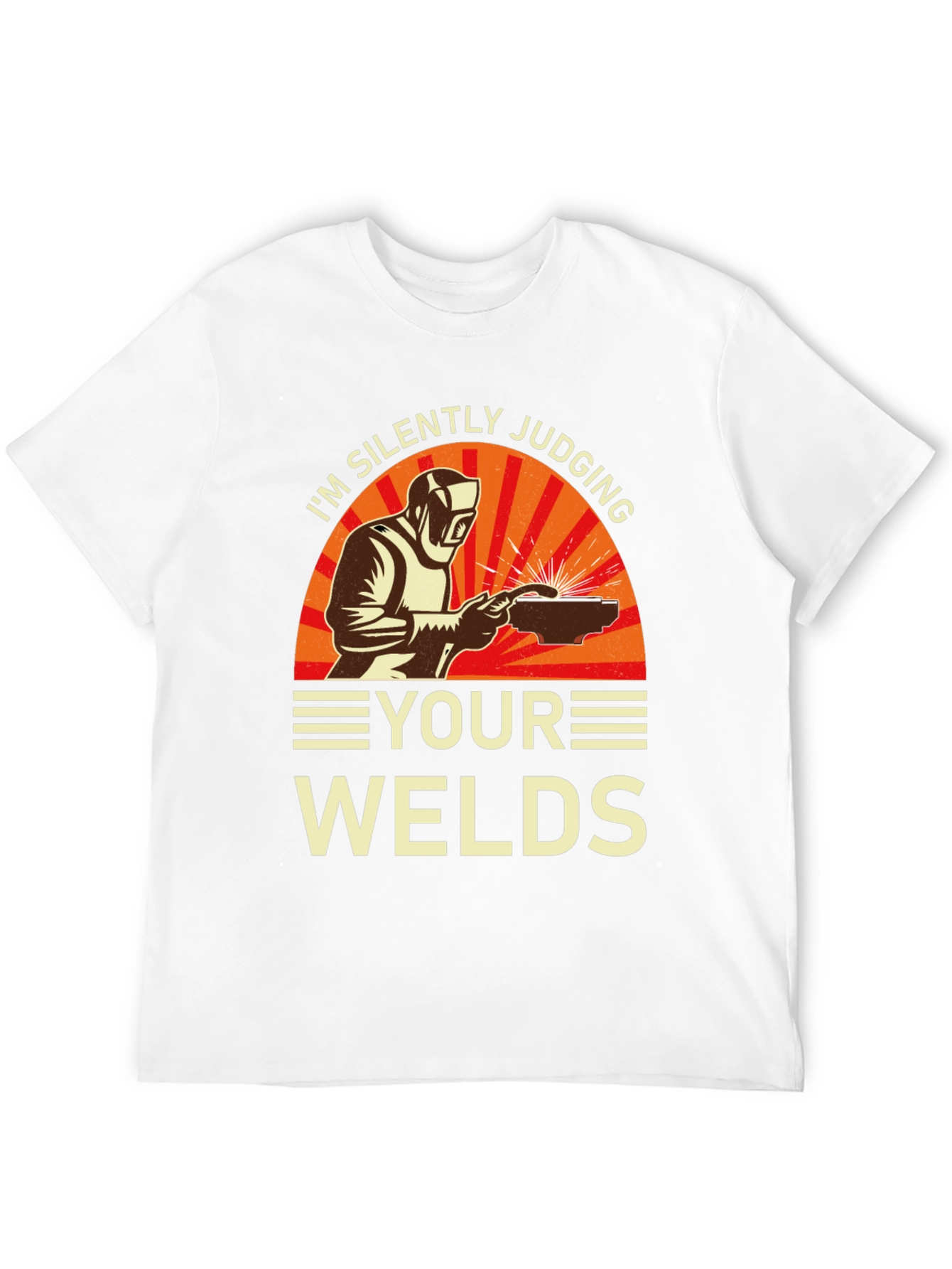 Black Welder T-Shirt - Silently Judging Your Welds Funny Tee view 12