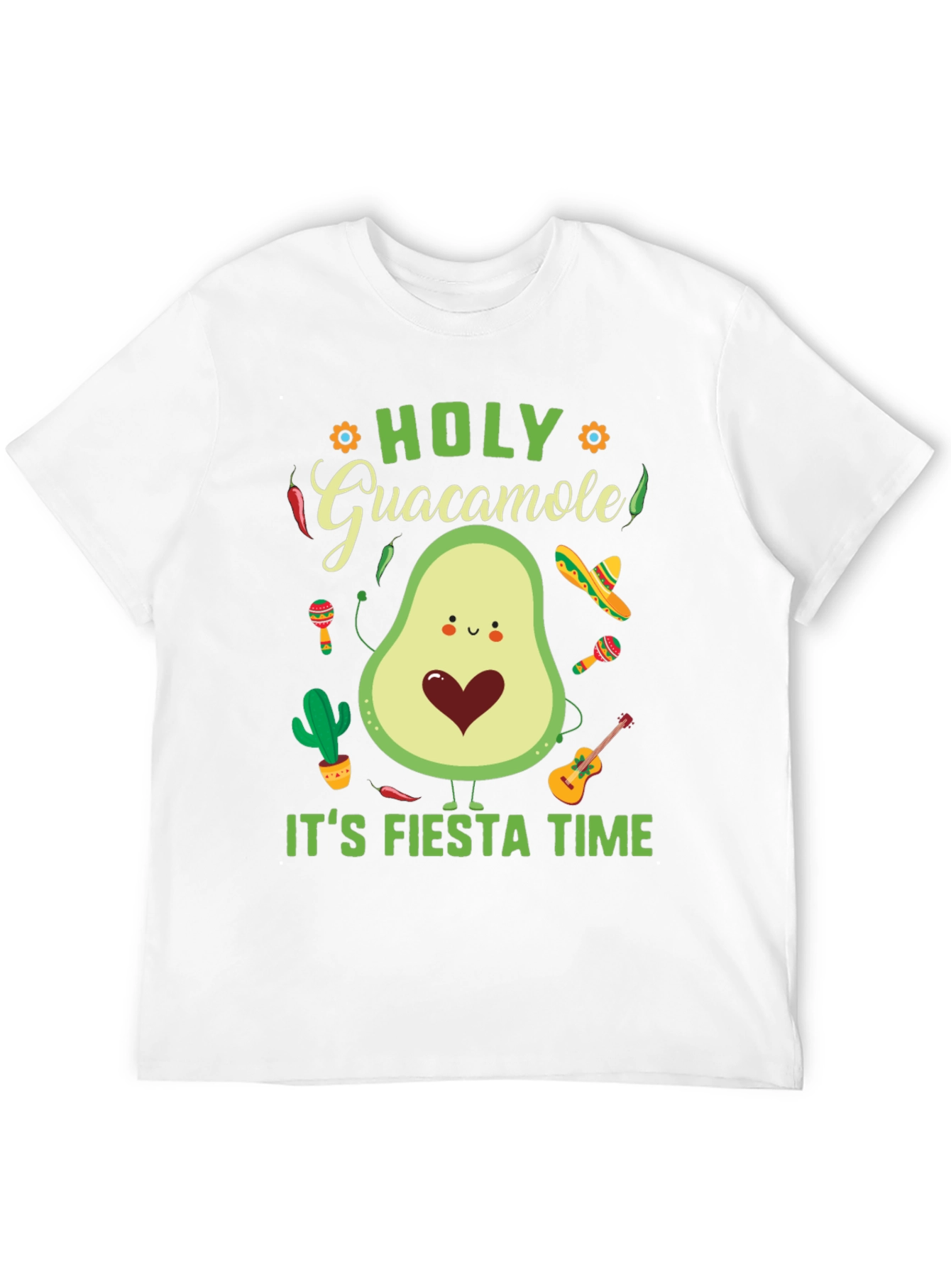 Black Fiesta Time Avocado Graphic Tee view 12