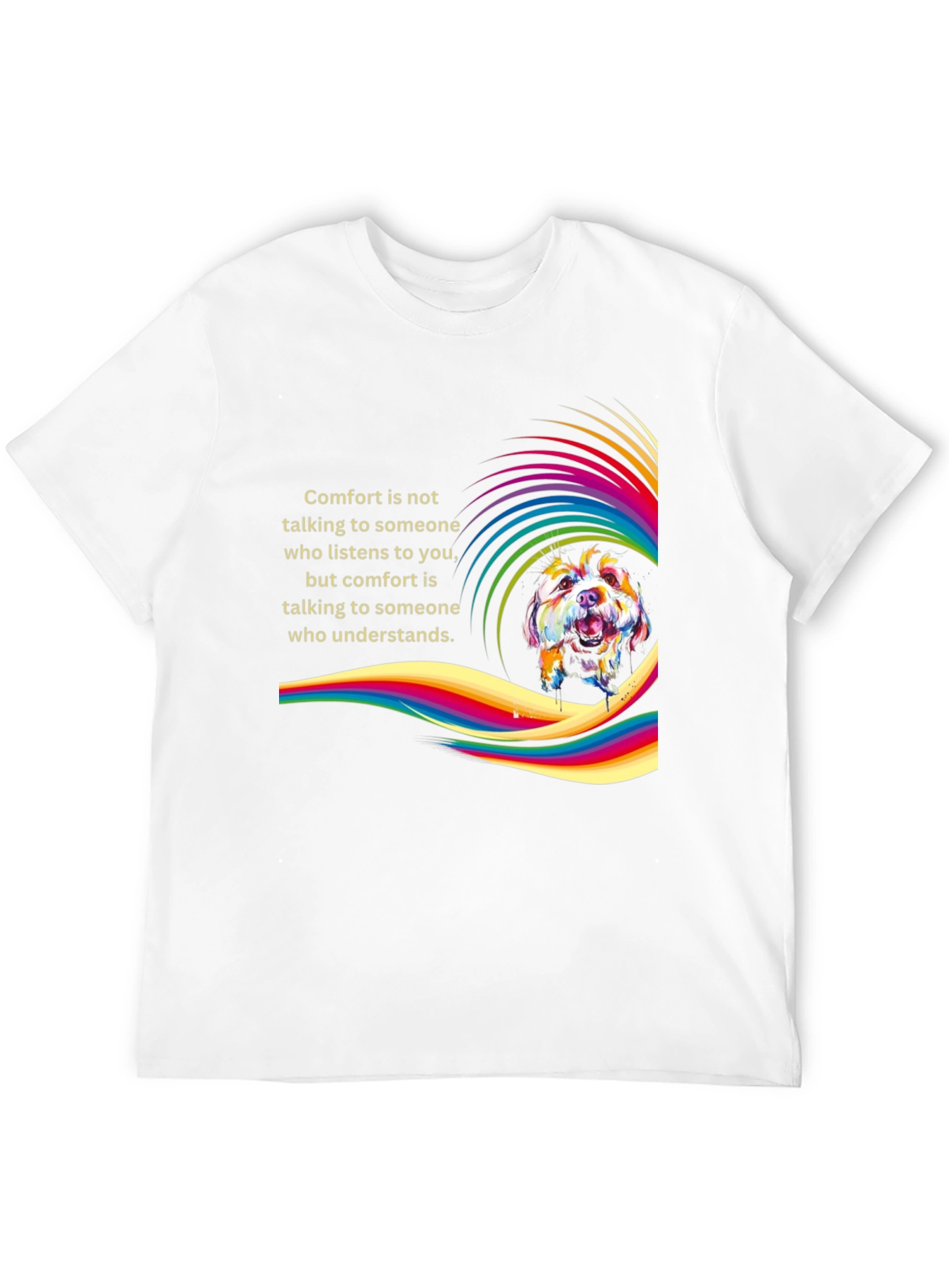 Black Comfort Dog T-Shirt - Stylish Graphic Tee for Pet Lovers view 12