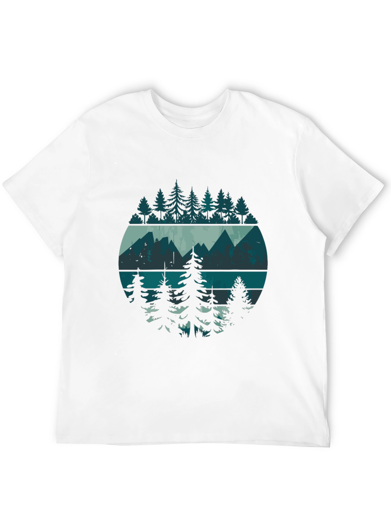 Black Mountain & Trees Graphic Tee view 12