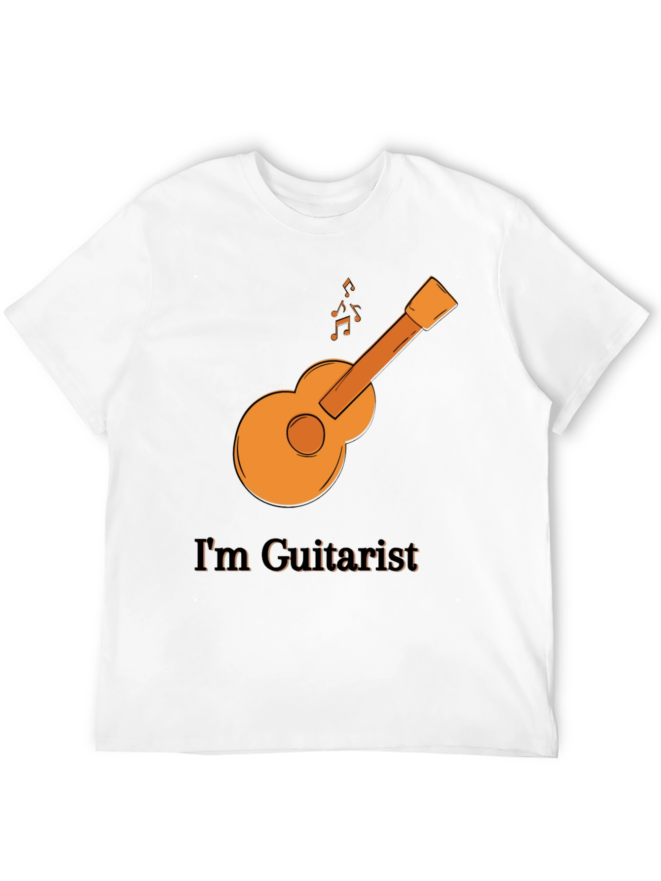 Black Guitarist T-Shirt - Music Lover Tee view 12