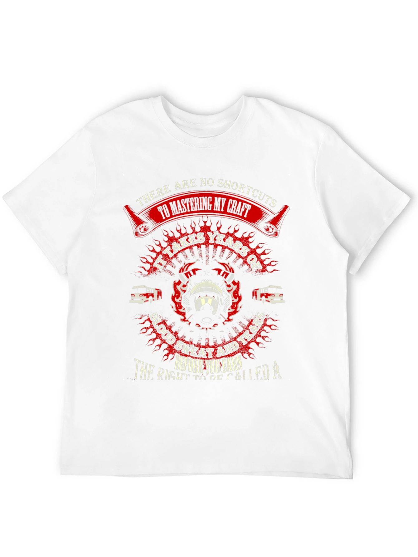 Firefighter Craft T-Shirt - Blood Sweat Tears - 12