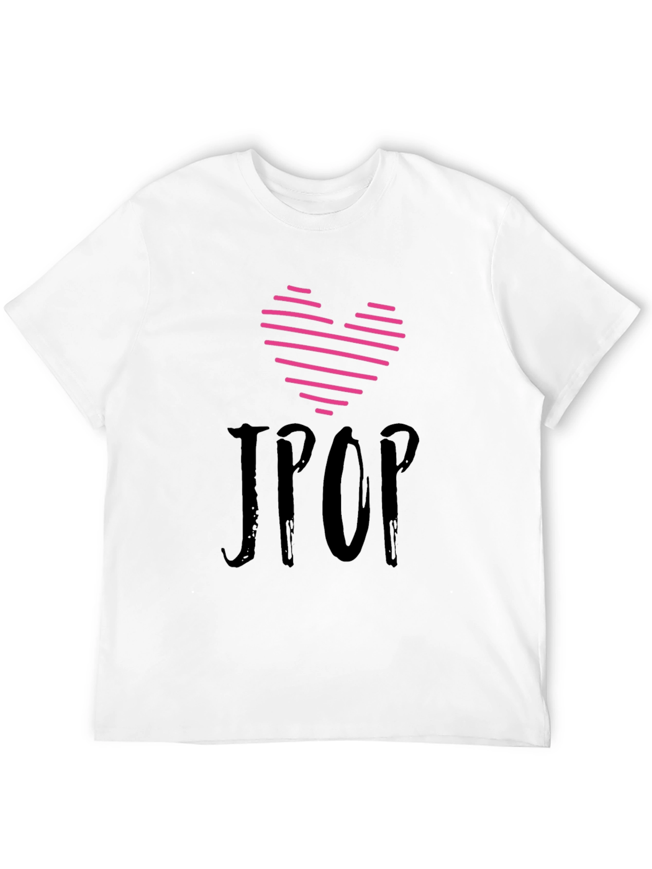 Black I Heart JPOP Tee - Stylish Graphic T-Shirt view 12