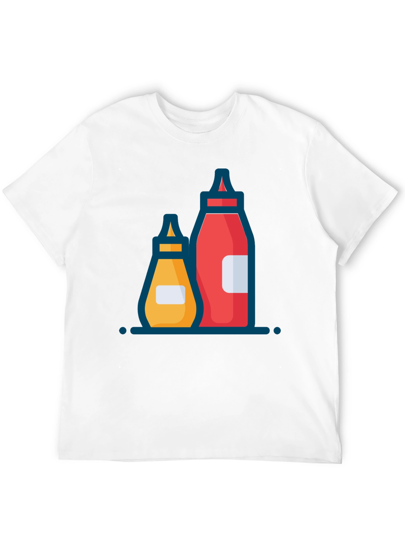 Black Ketchup & Mustard Graphic Tee view 12