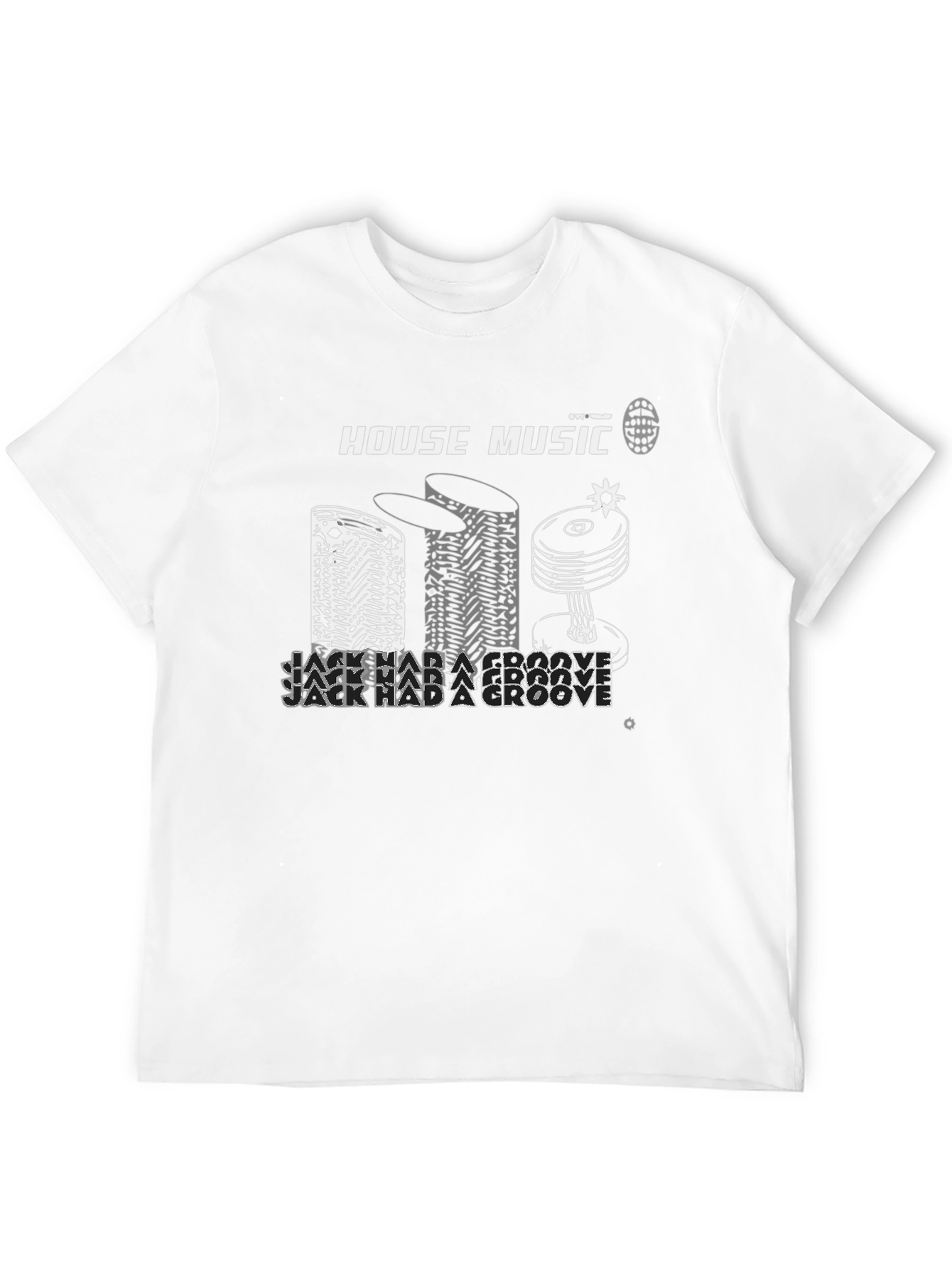 Black House Music Graphic T-Shirt view 12