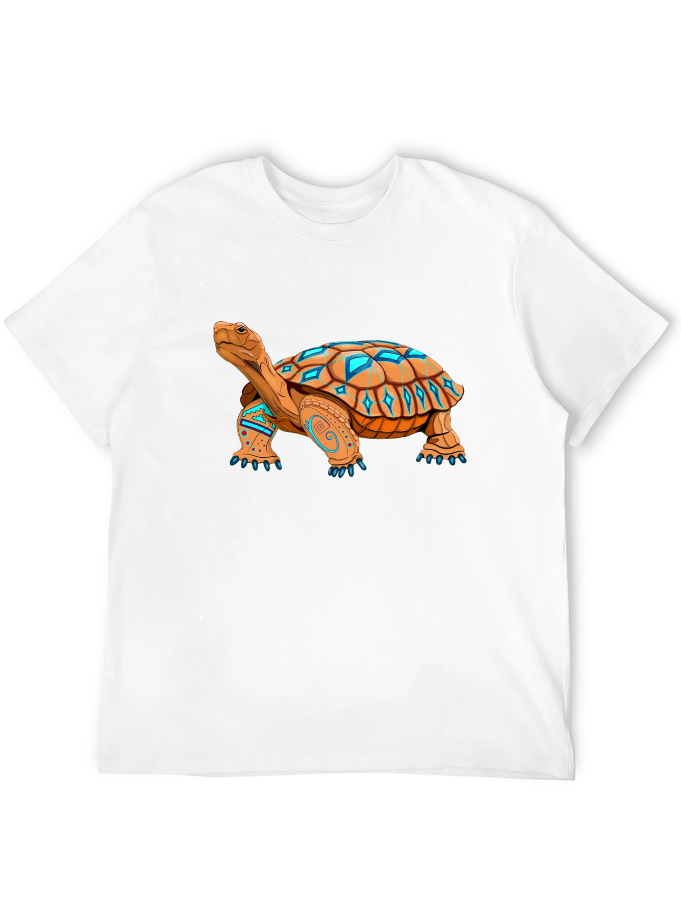 Black Turtle Graphic Black Tee - Unique Design view 12