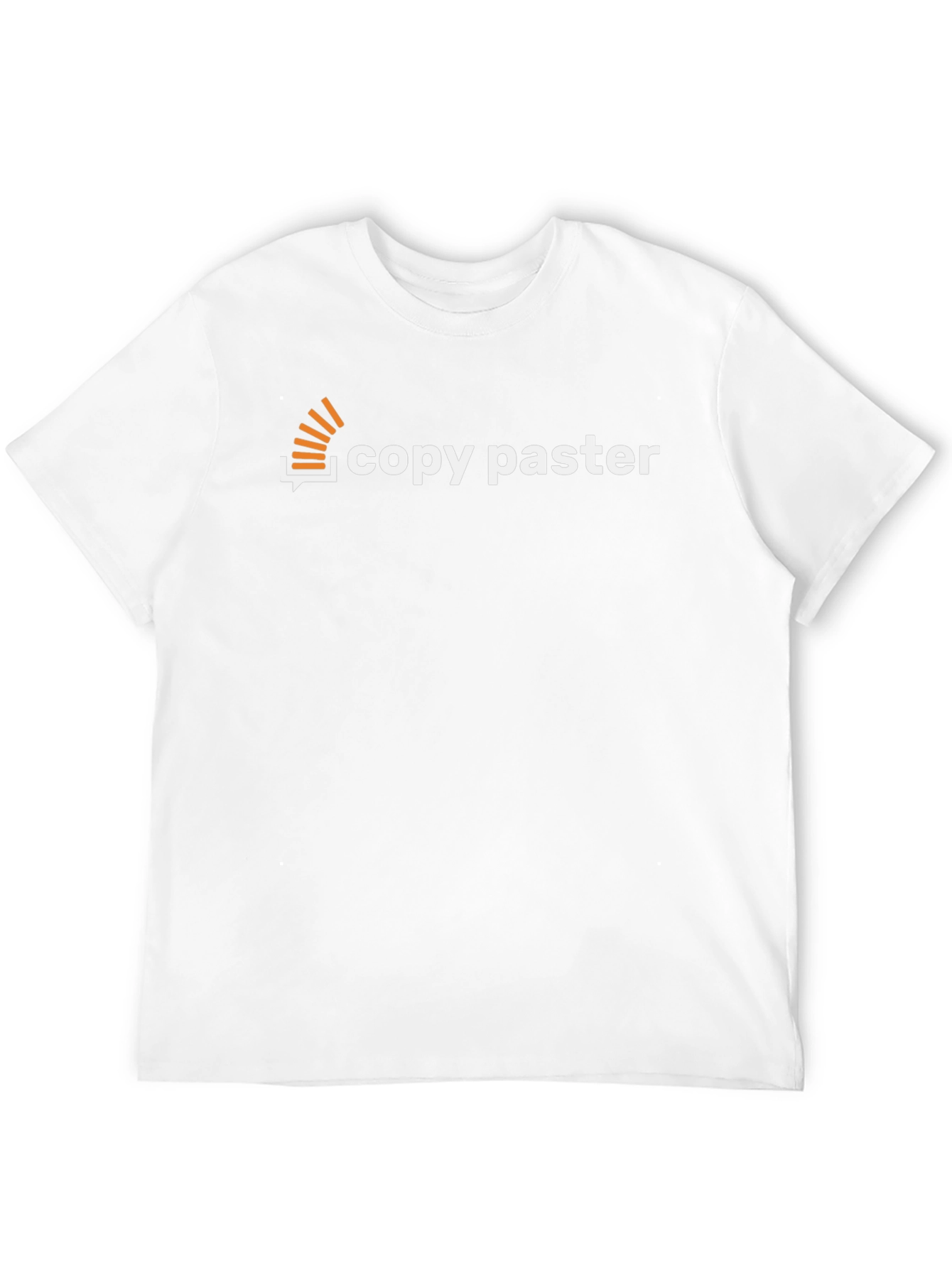 Black Copy Paster T-Shirt: Funny Programmer Shirt view 12