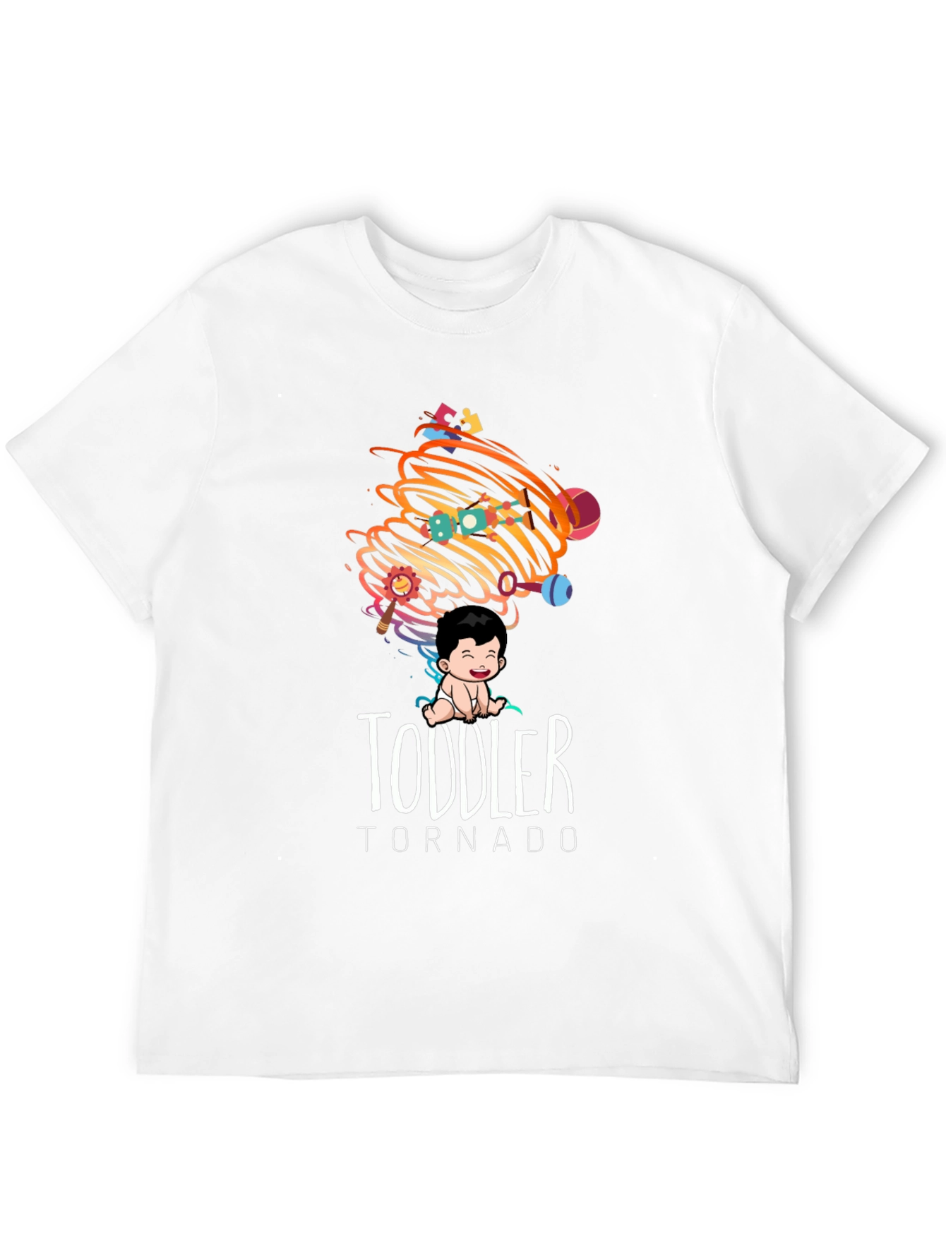 Black Toddler Tornado Graphic Tee - Soft Cotton Comfort view 12