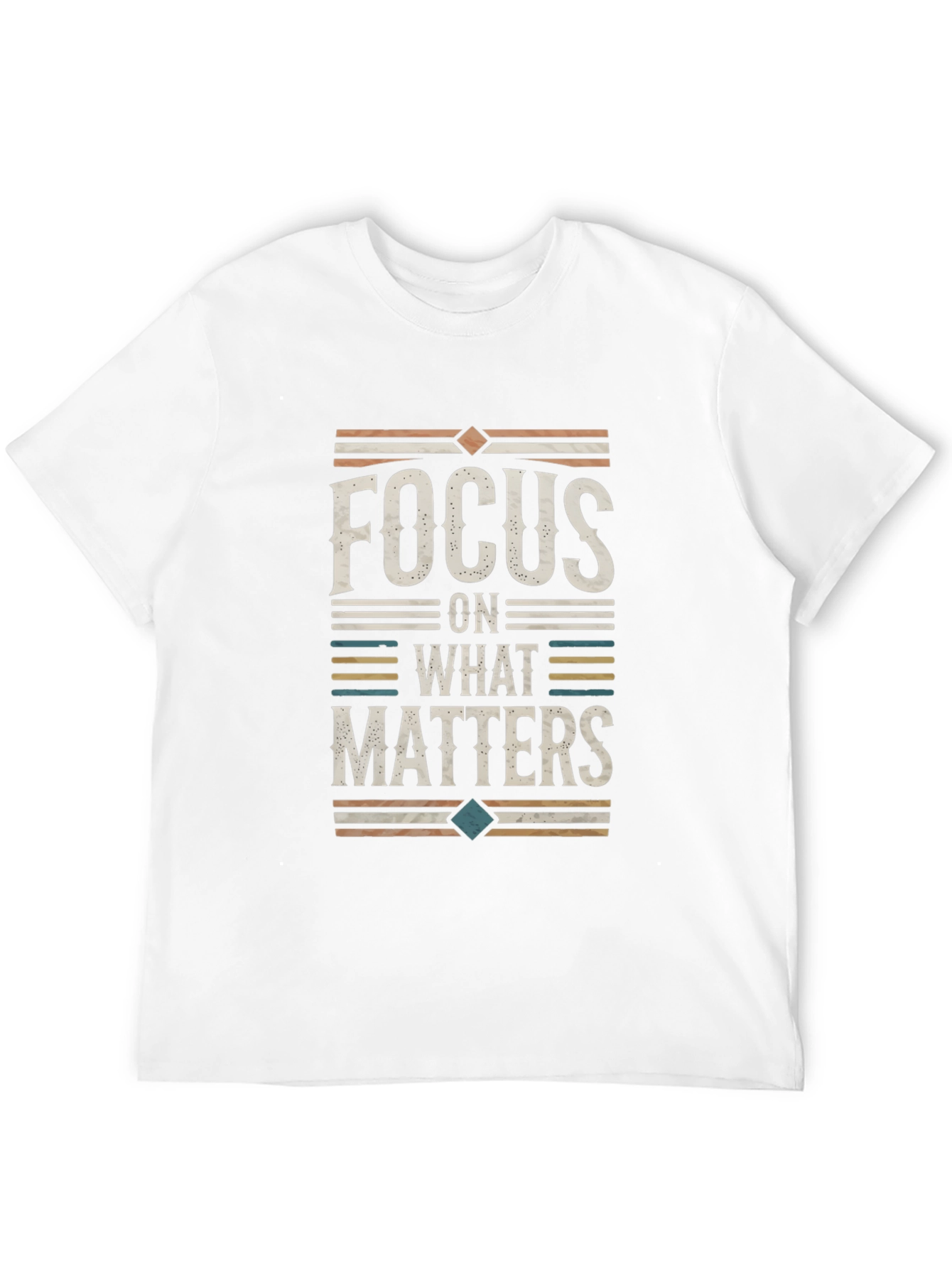 Black Focus on What Matters Graphic Tee view 12