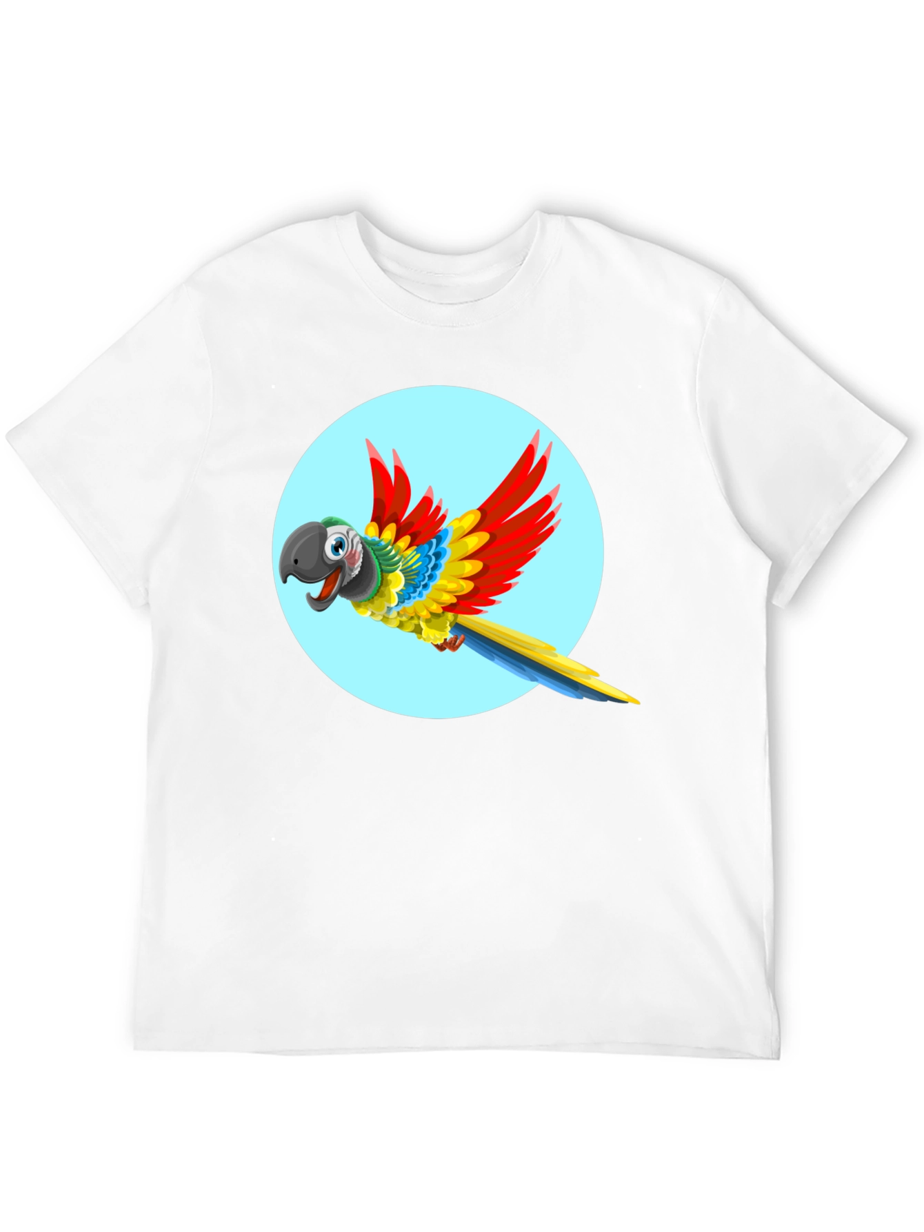 Parrot Graphic T-Shirt - Vivid Colors - 12