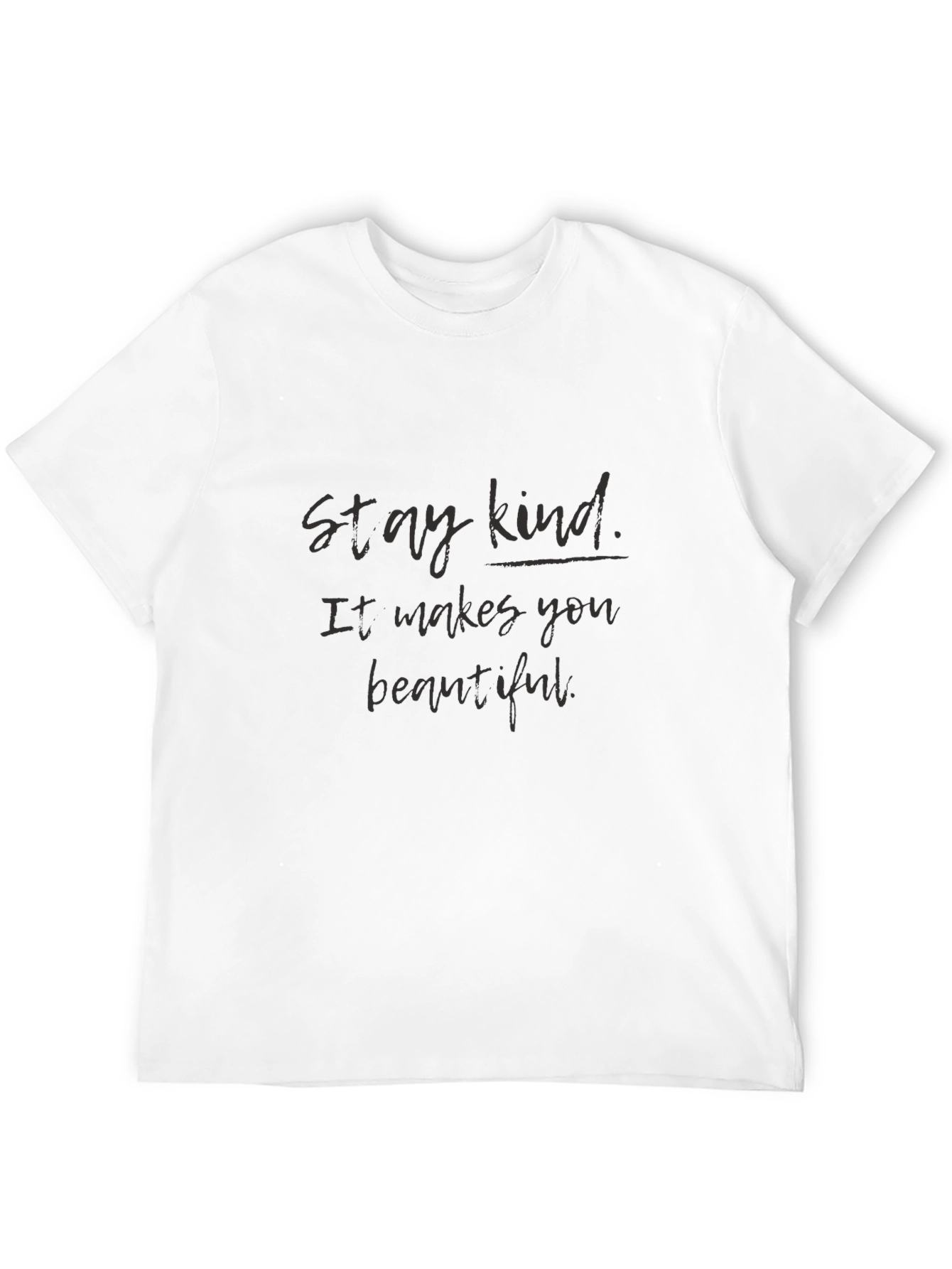 Black Stay Kind Graphic Tee - Inspirational Message view 12
