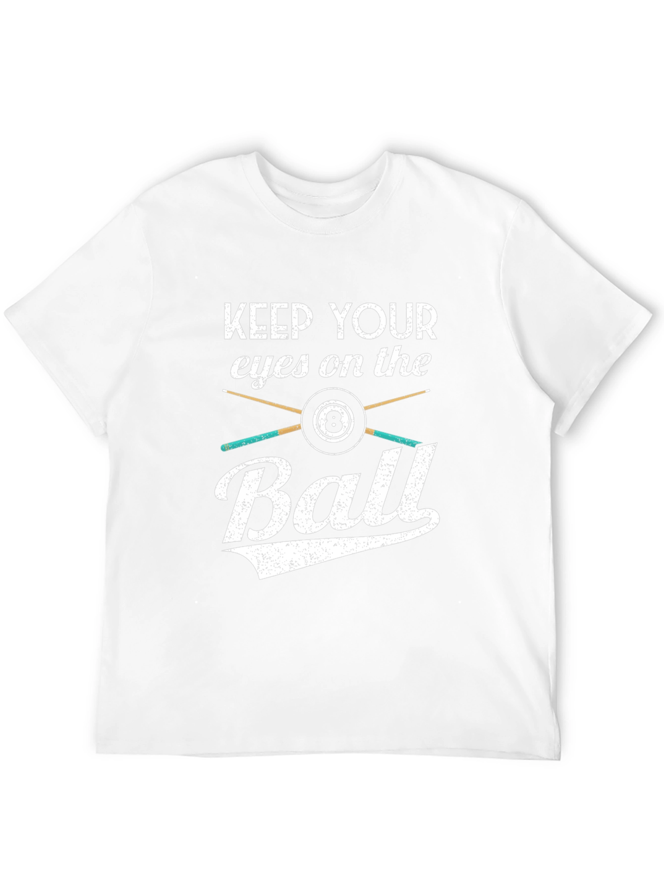 Black Keep Your Eyes on the Ball Graphic Tee view 12