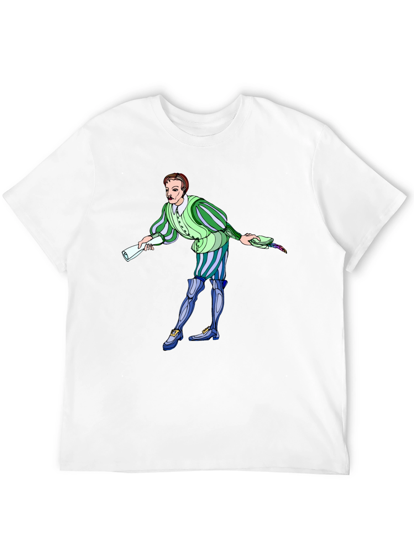 Black Renaissance Jester T-Shirt view 12