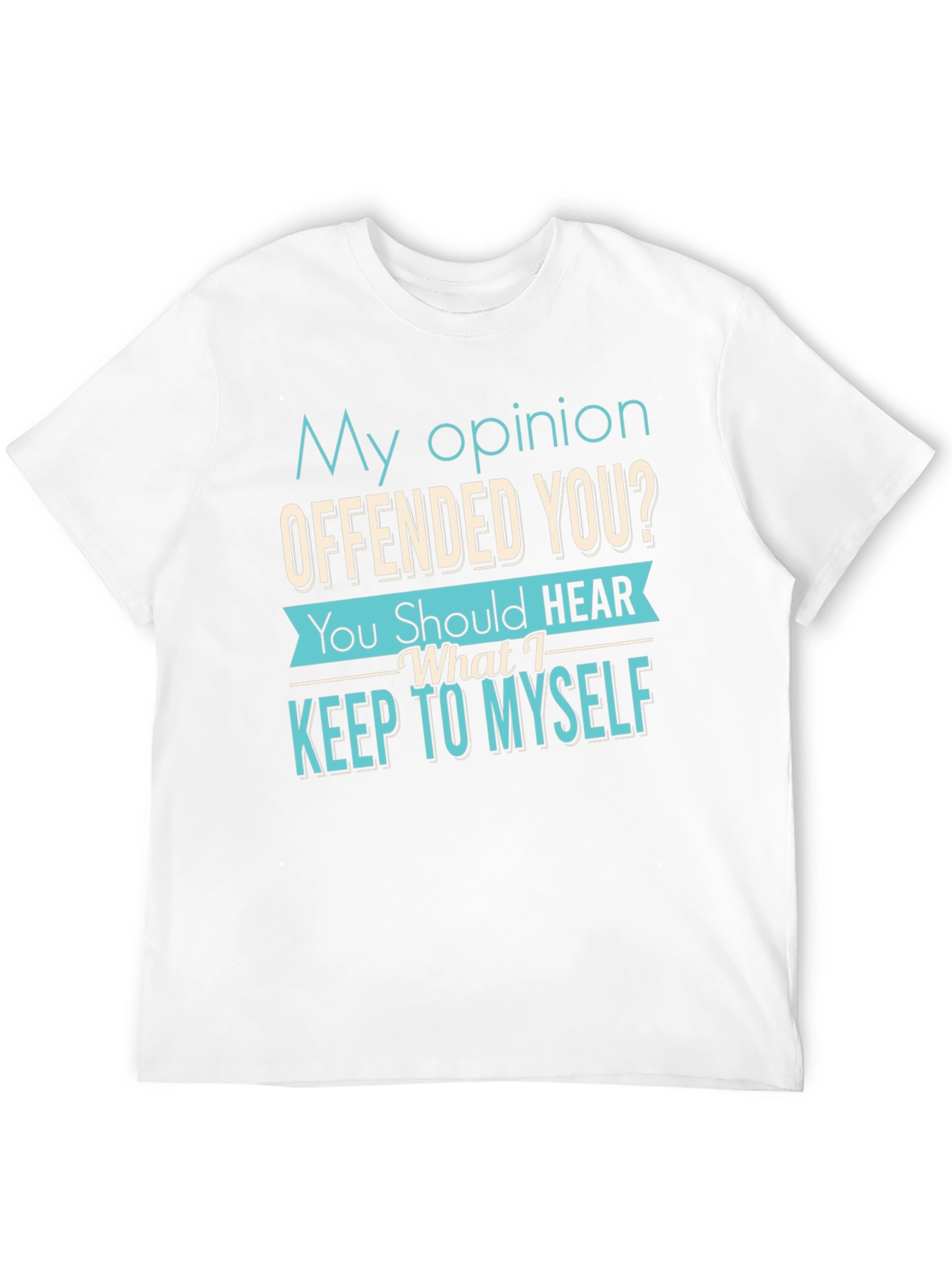 Black Offensive Opinion Graphic T-Shirt view 12