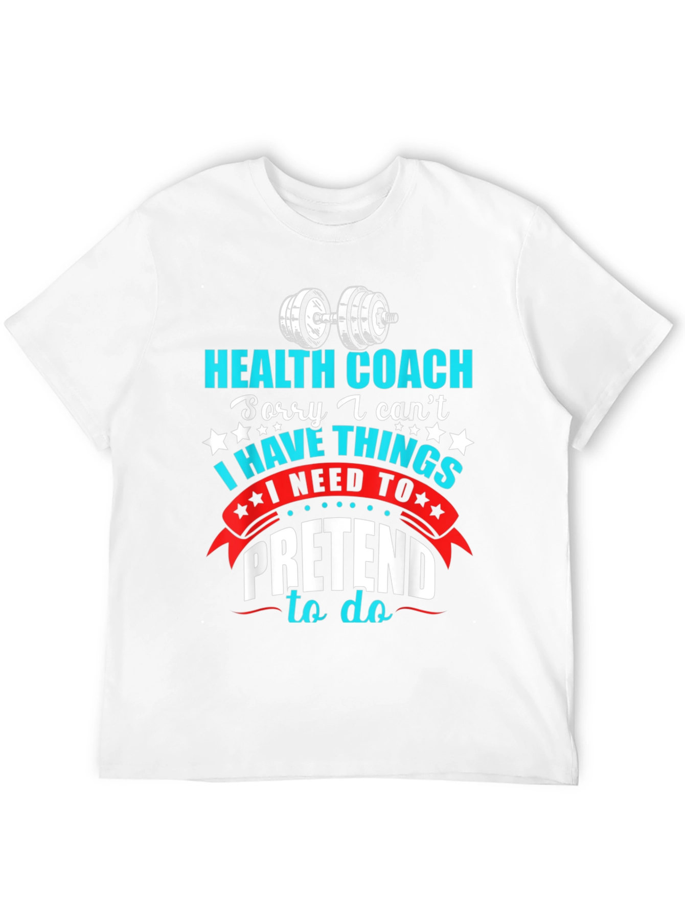 Black Health Coach T-Shirt - Funny Gym & Fitness Apparel view 12