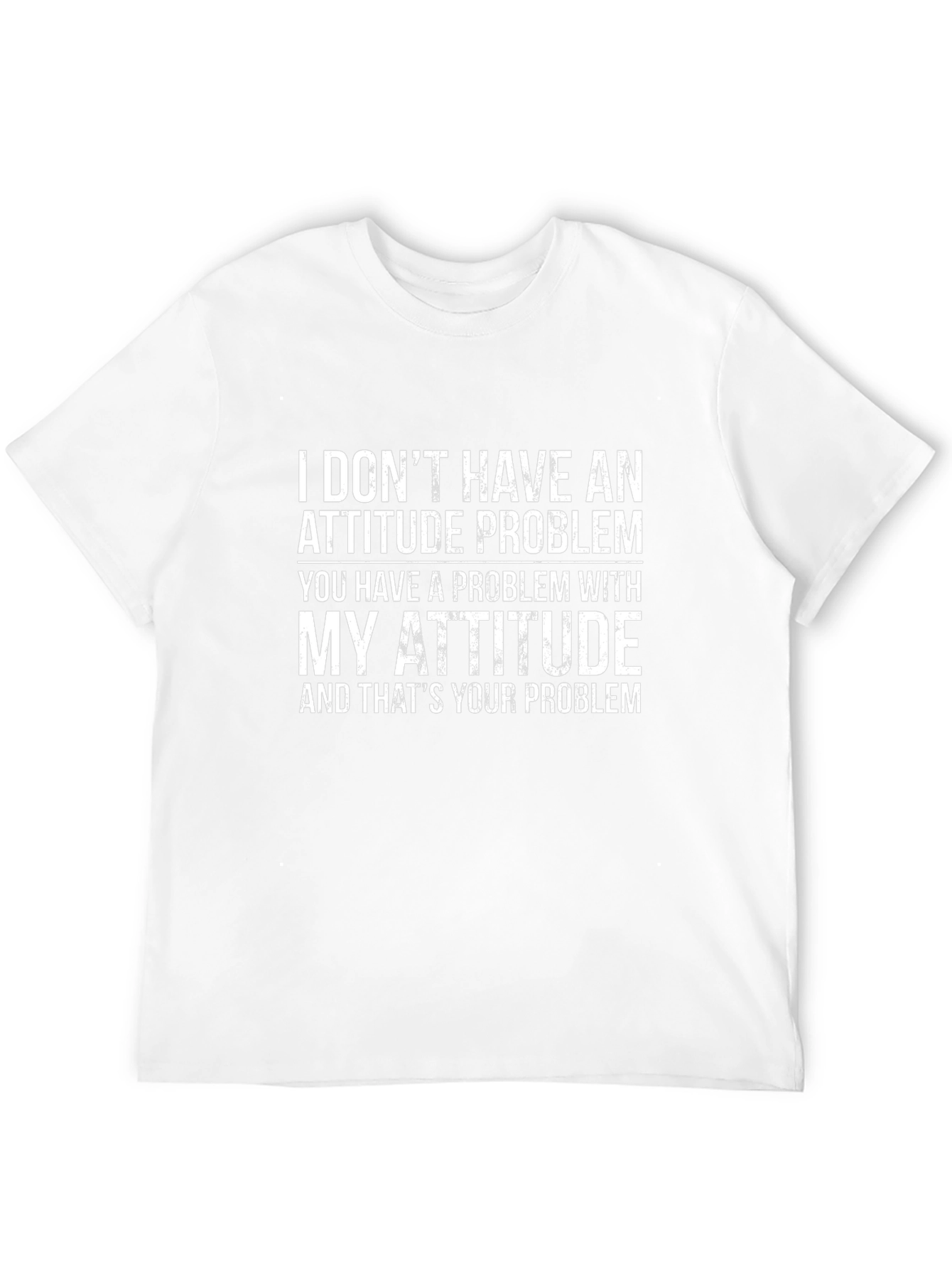 Attitude Problem Graphic T-Shirt - Bold Statement Tee - 12