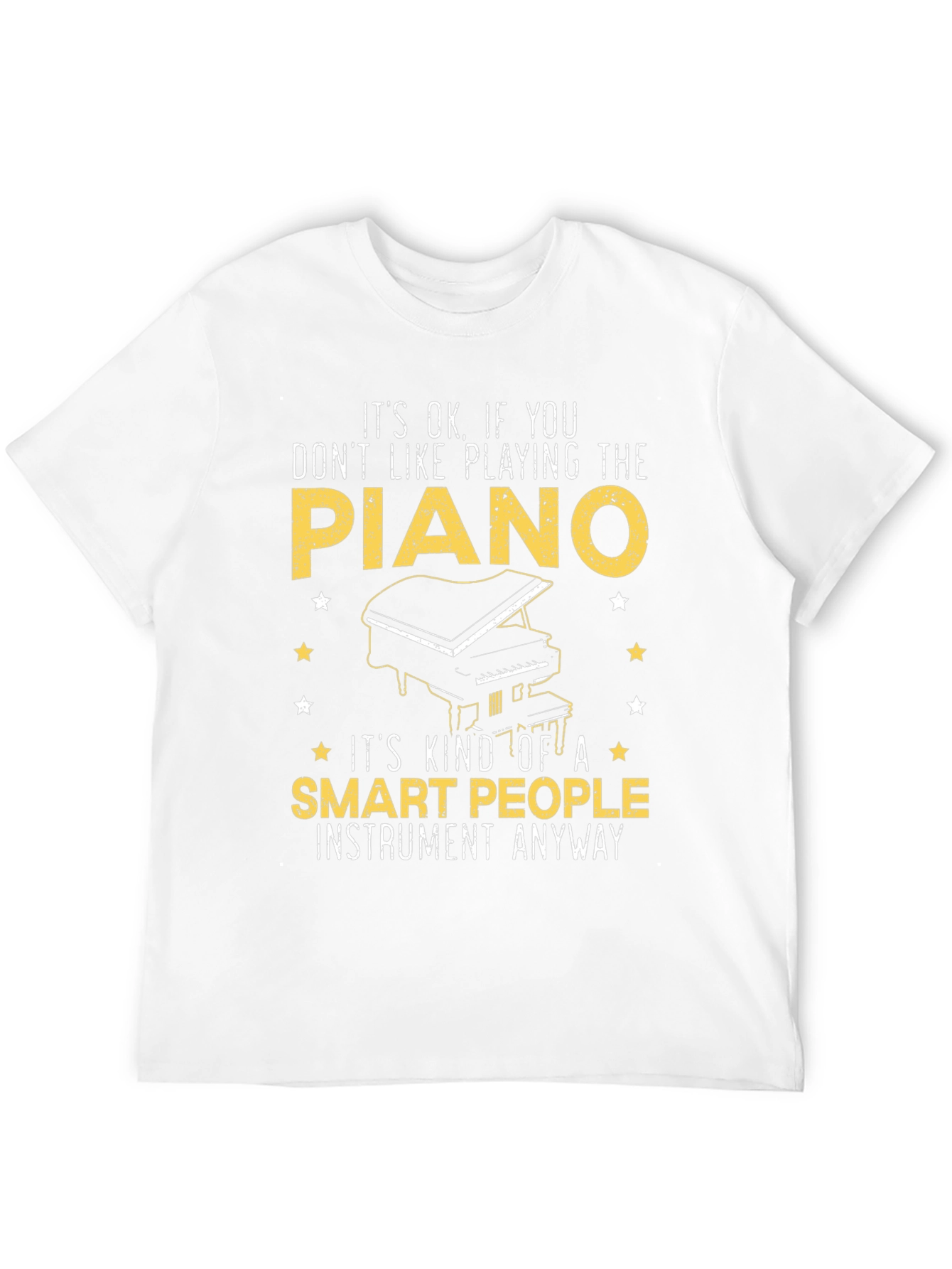 Black Piano Lover Tee - Smart People Instrument view 12