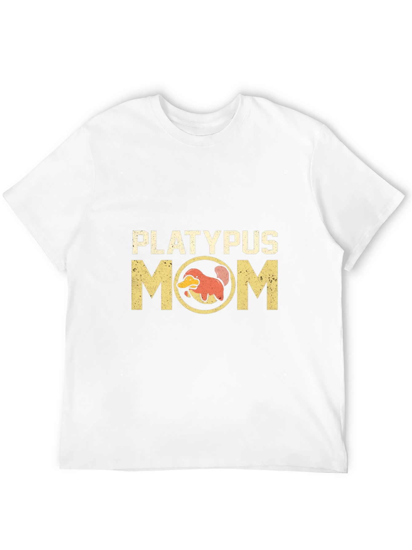 Black Platypus Mom Black T-Shirt Novelty Design view 12