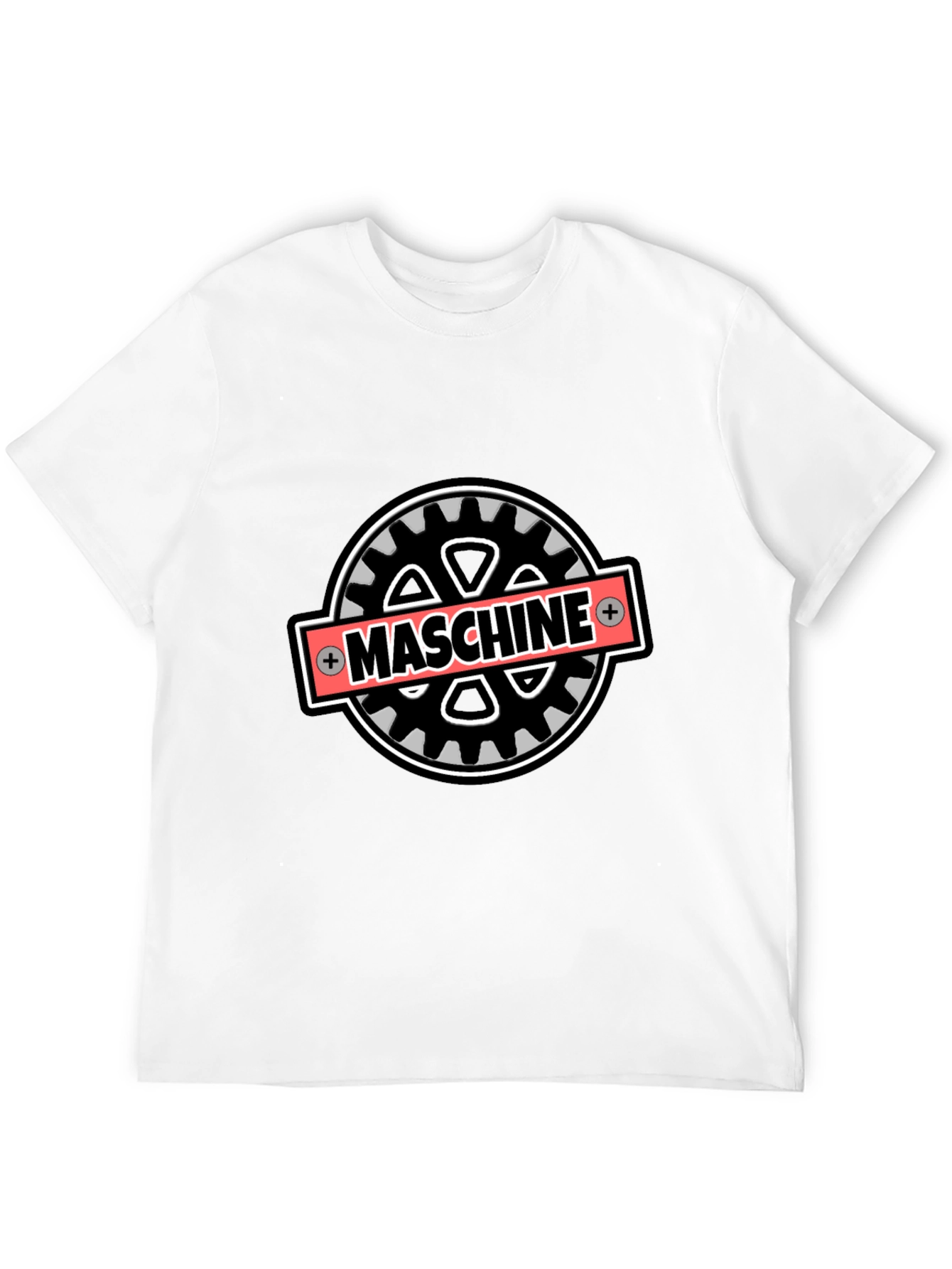 Black Maschine Graphic Tee - Black Cotton Blend T-Shirt view 12