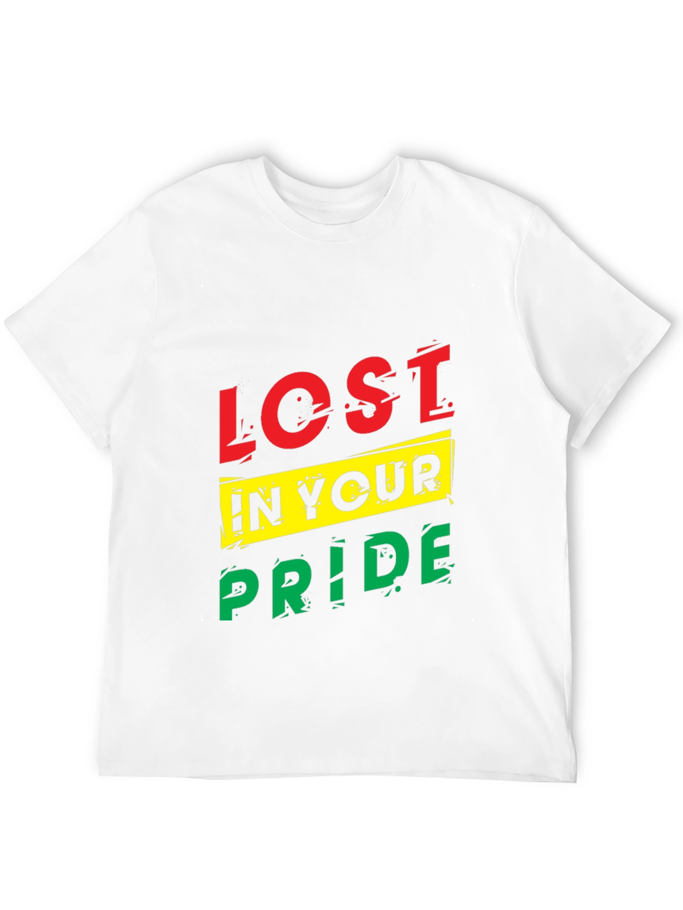 Black Lost In Your Pride Graphic T-Shirt - Black view 12