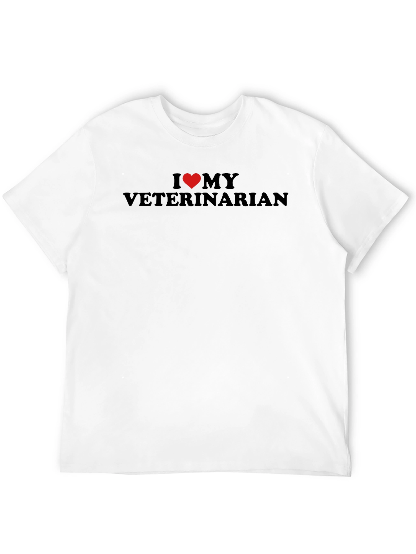 Black I Love My Veterinarian Black T-Shirt view 12