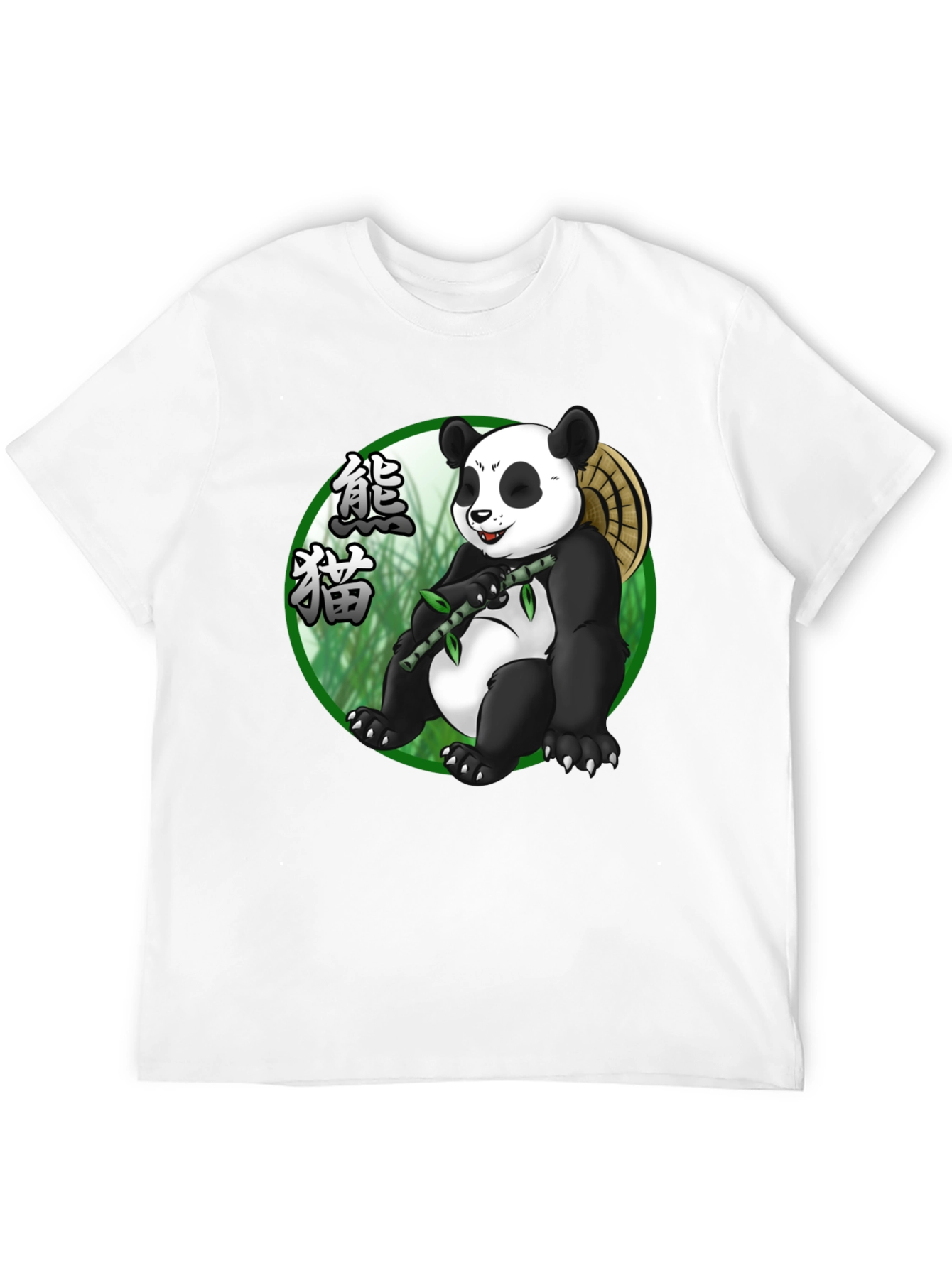 Black Panda Graphic Black T-Shirt - Unique Panda Bear Design view 12