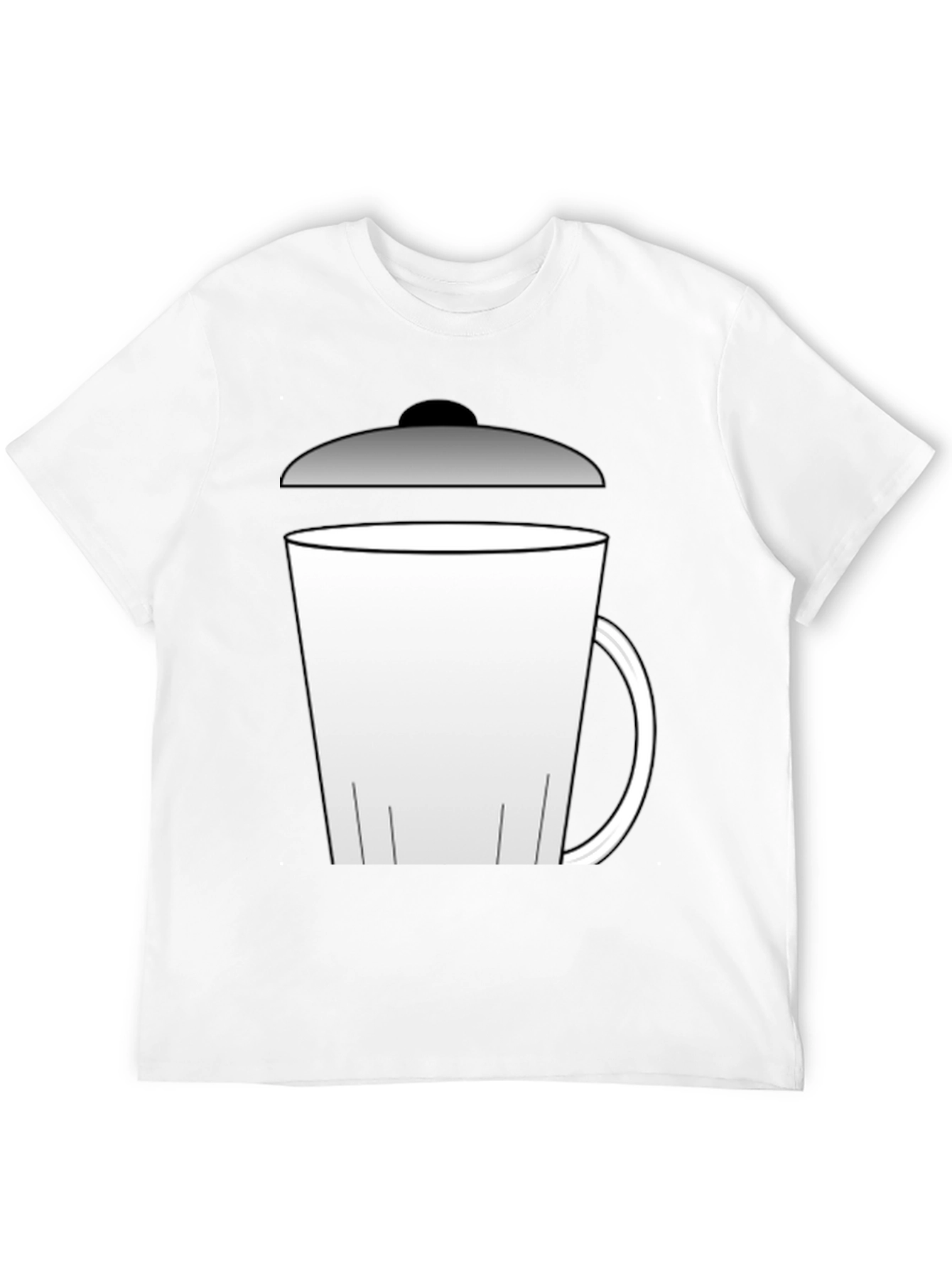 Black Novelty Trash Can T-Shirt - Funny Graphic Tee view 12