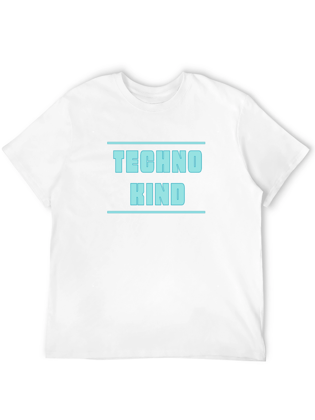 Black Techno Kind Black T-Shirt - Cool Graphic Tee view 12