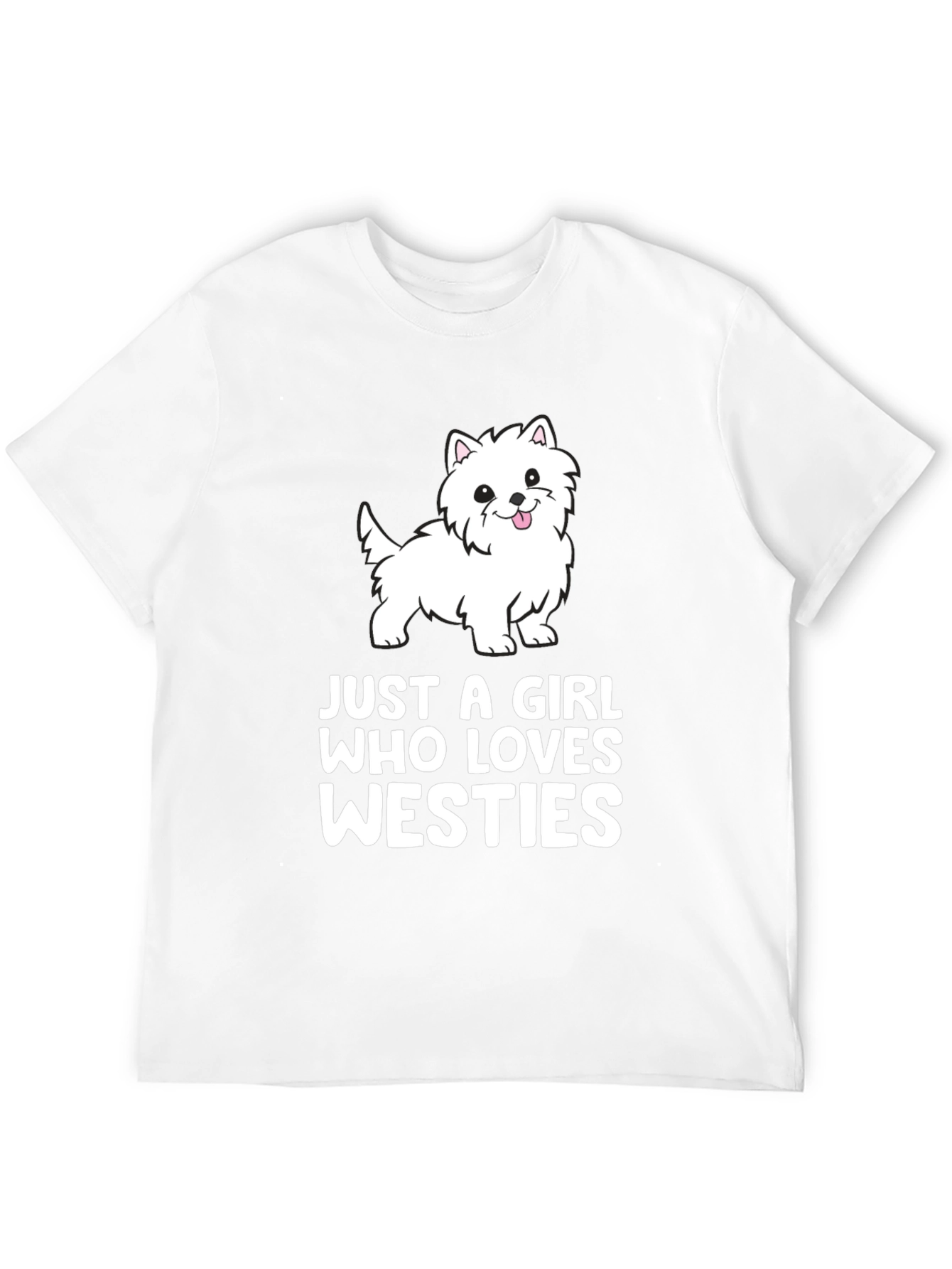 Westie Dog Lover Black T-Shirt - 12