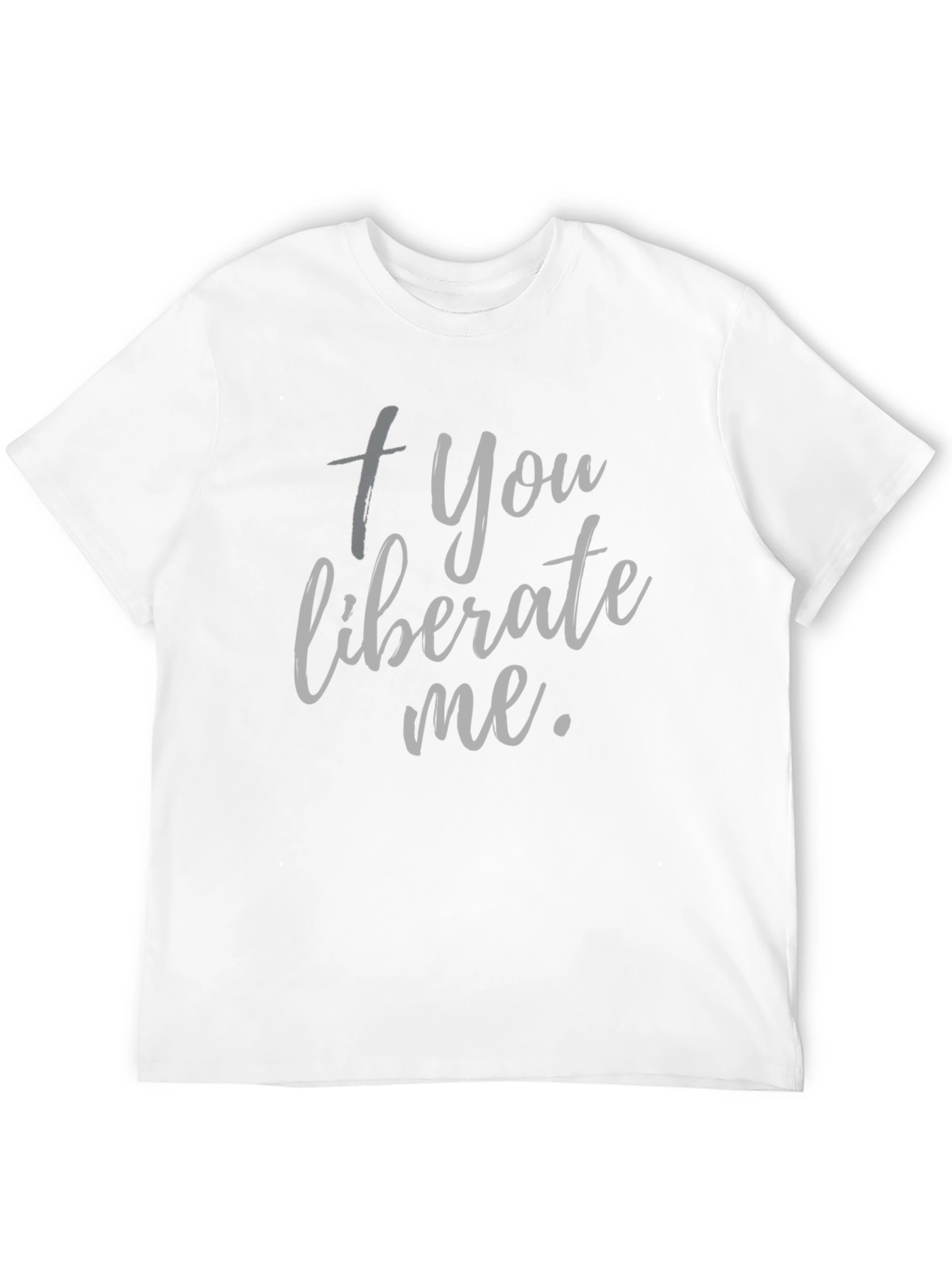 Black Liberate Me Graphic T-Shirt view 12