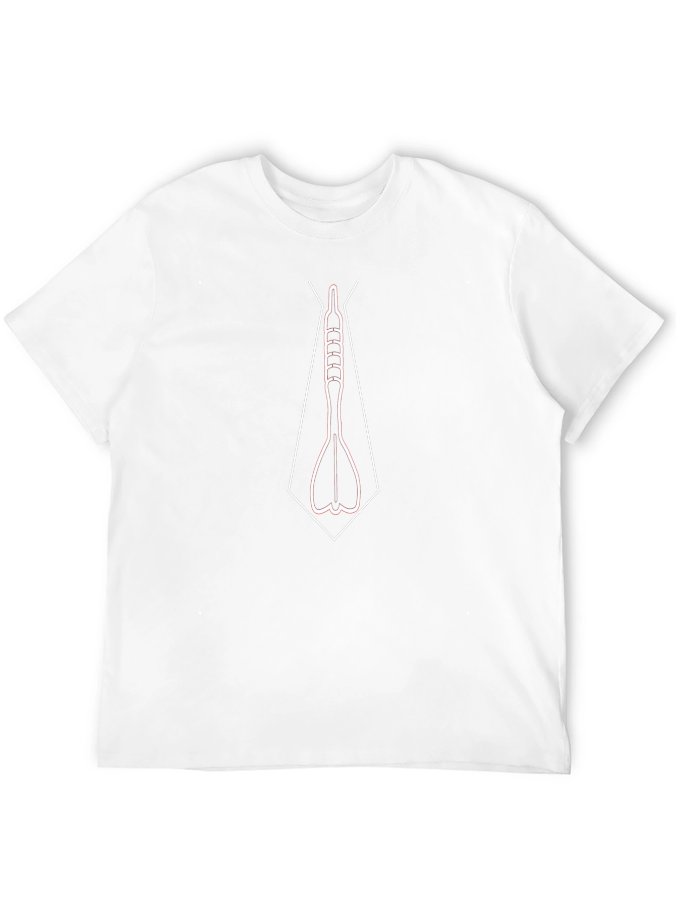 Black Dart Tie Graphic T-Shirt - Stylish & Unique Tee view 12