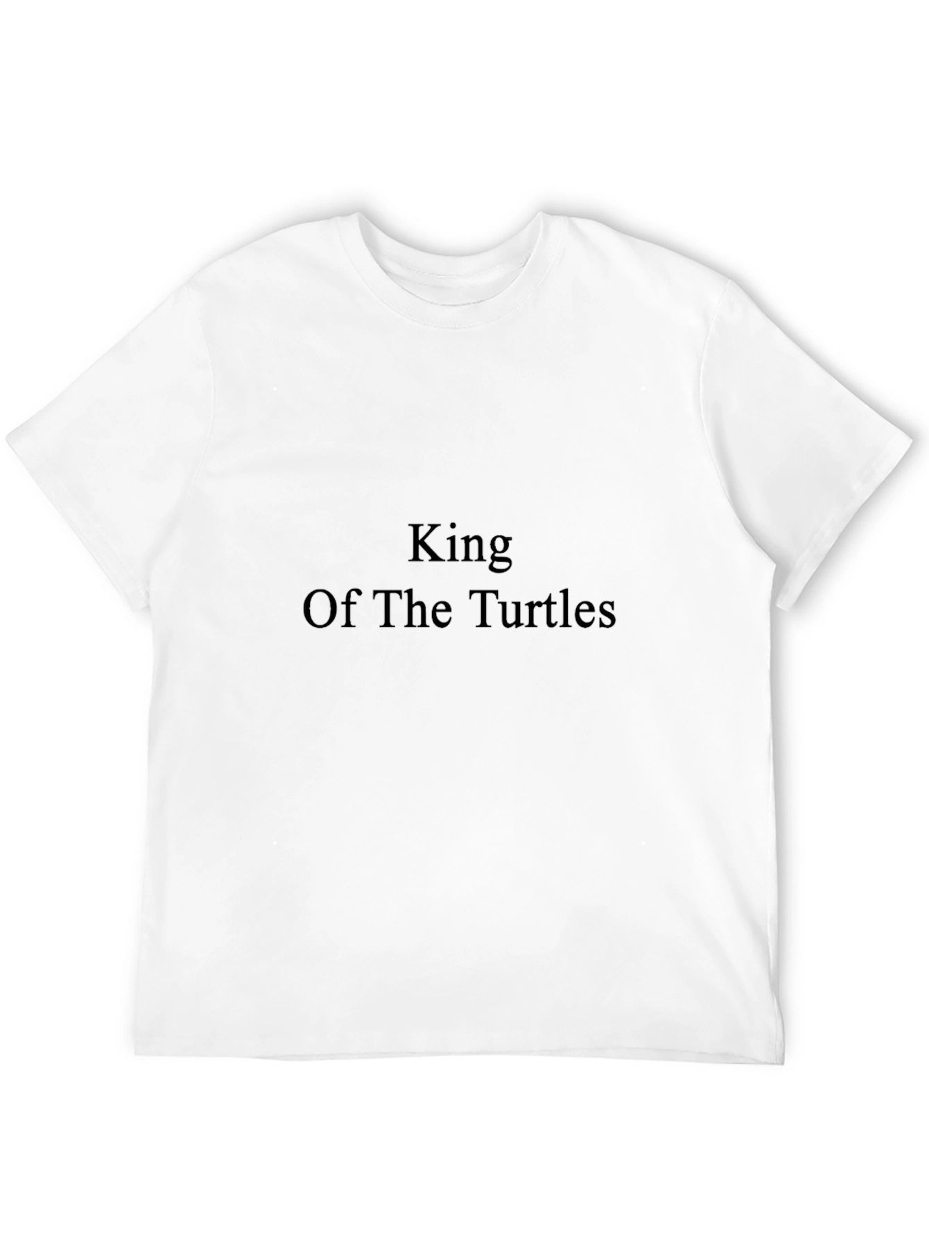 Black King of the Turtles Black Graphic Tee view 12