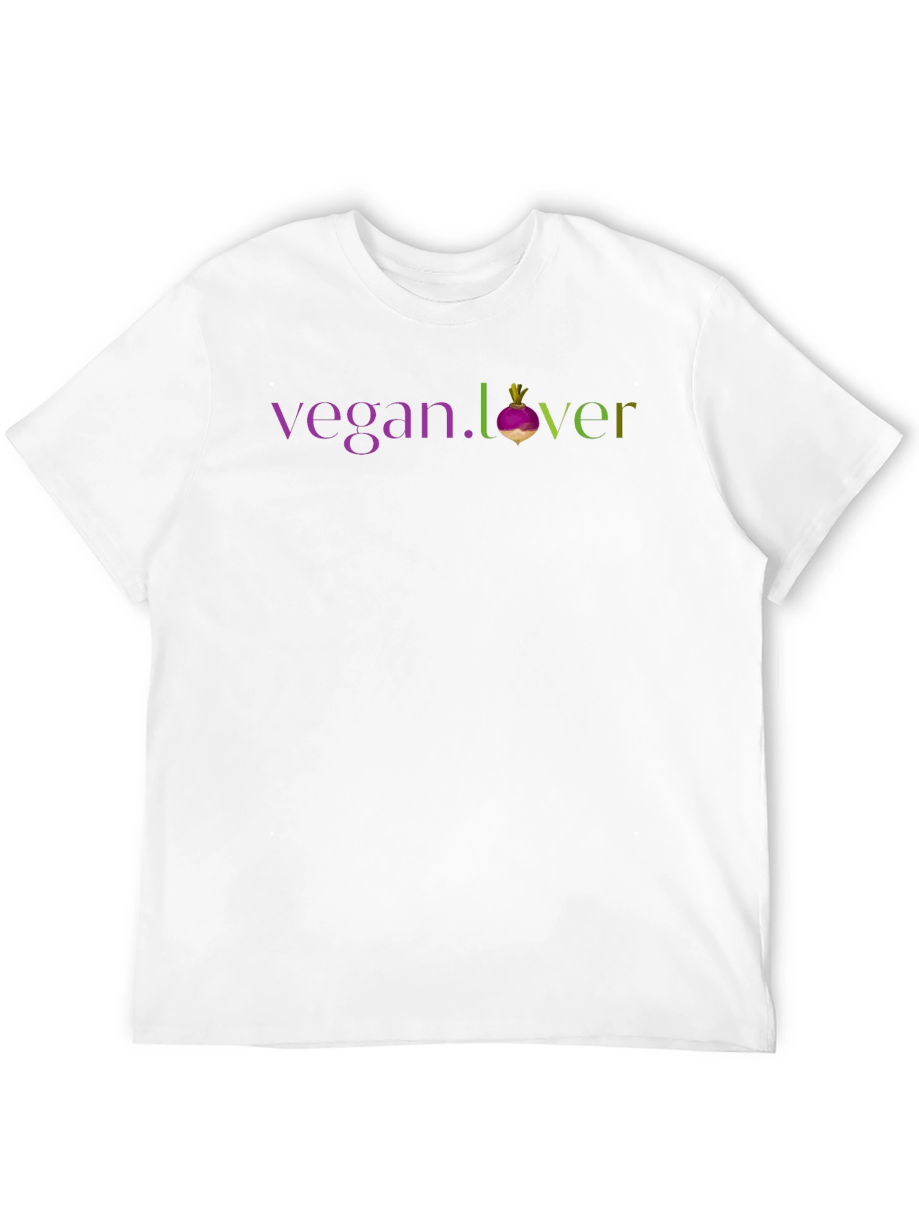 Black Vegan Lover T-Shirt - Unique Turnip Design view 12