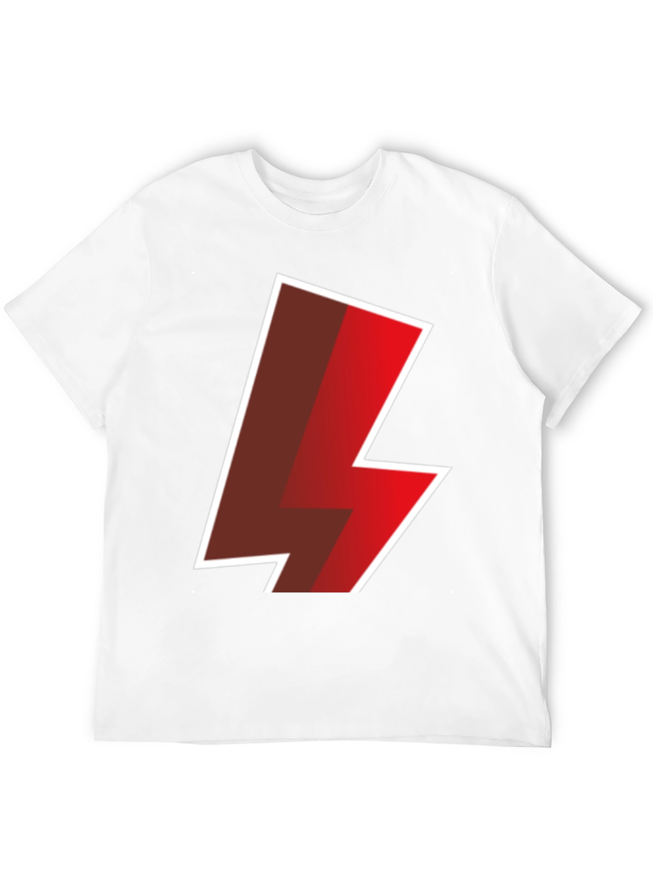 Black Bold Lightning Bolt Graphic Tee - Black view 12