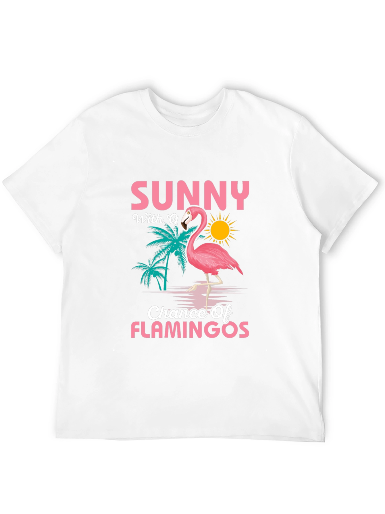 Sunny Flamingo Graphic T-Shirt - 12