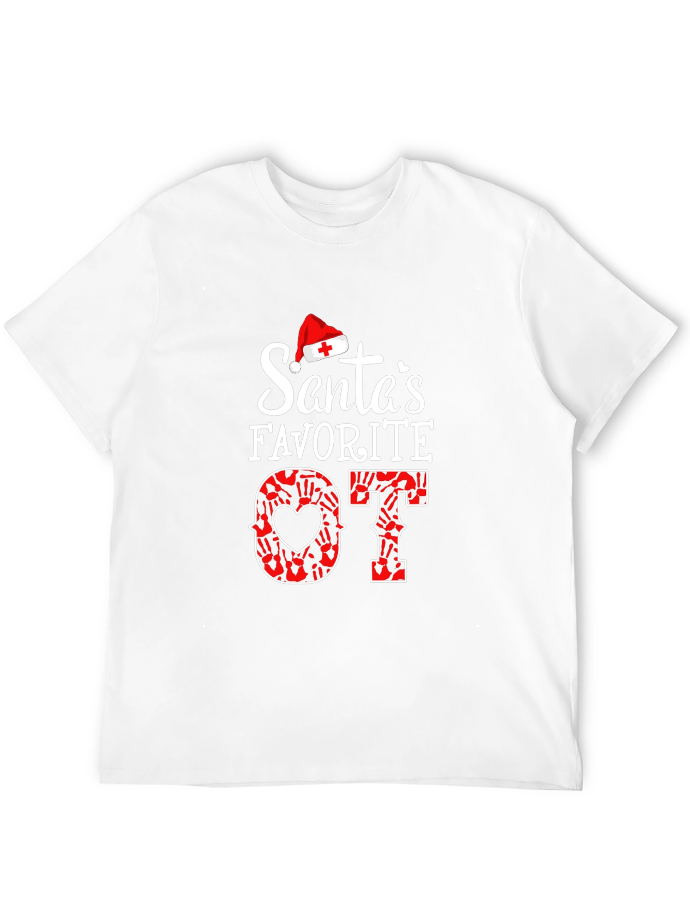 Santa's Favorite OT T-Shirt - Occupational Therapist Holiday Tee - 12